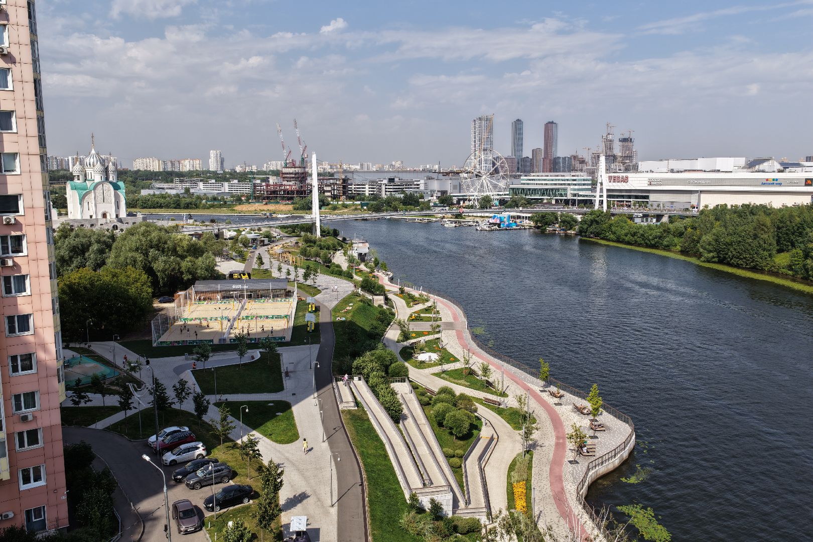 видео с коптера, спорт в красногорске, волейбол красногорск, волейбол павшинская пойма,