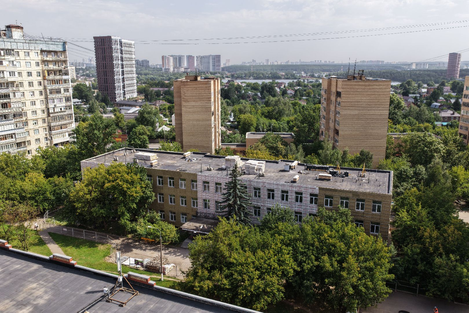 видео с коптера, музыкальная школа красногорск,