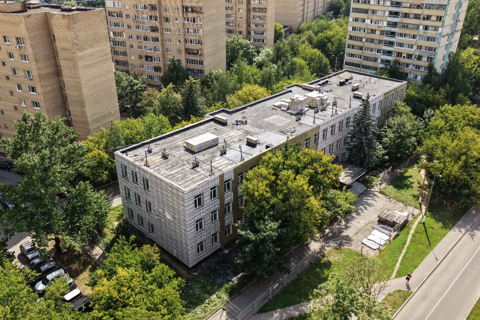 видео с коптера, музыкальная школа красногорск,