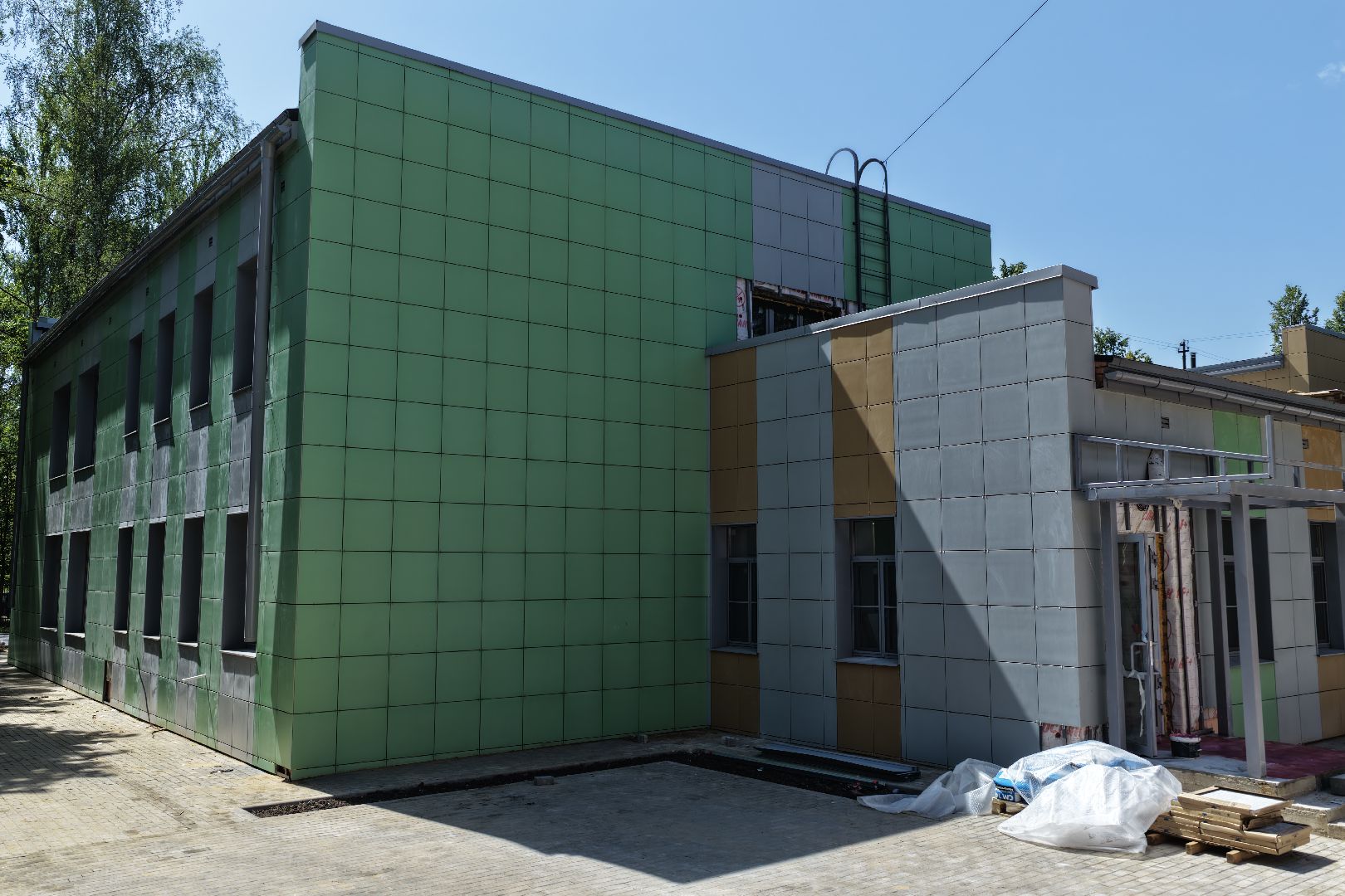 видео с коптера,детский сад в красногорске,