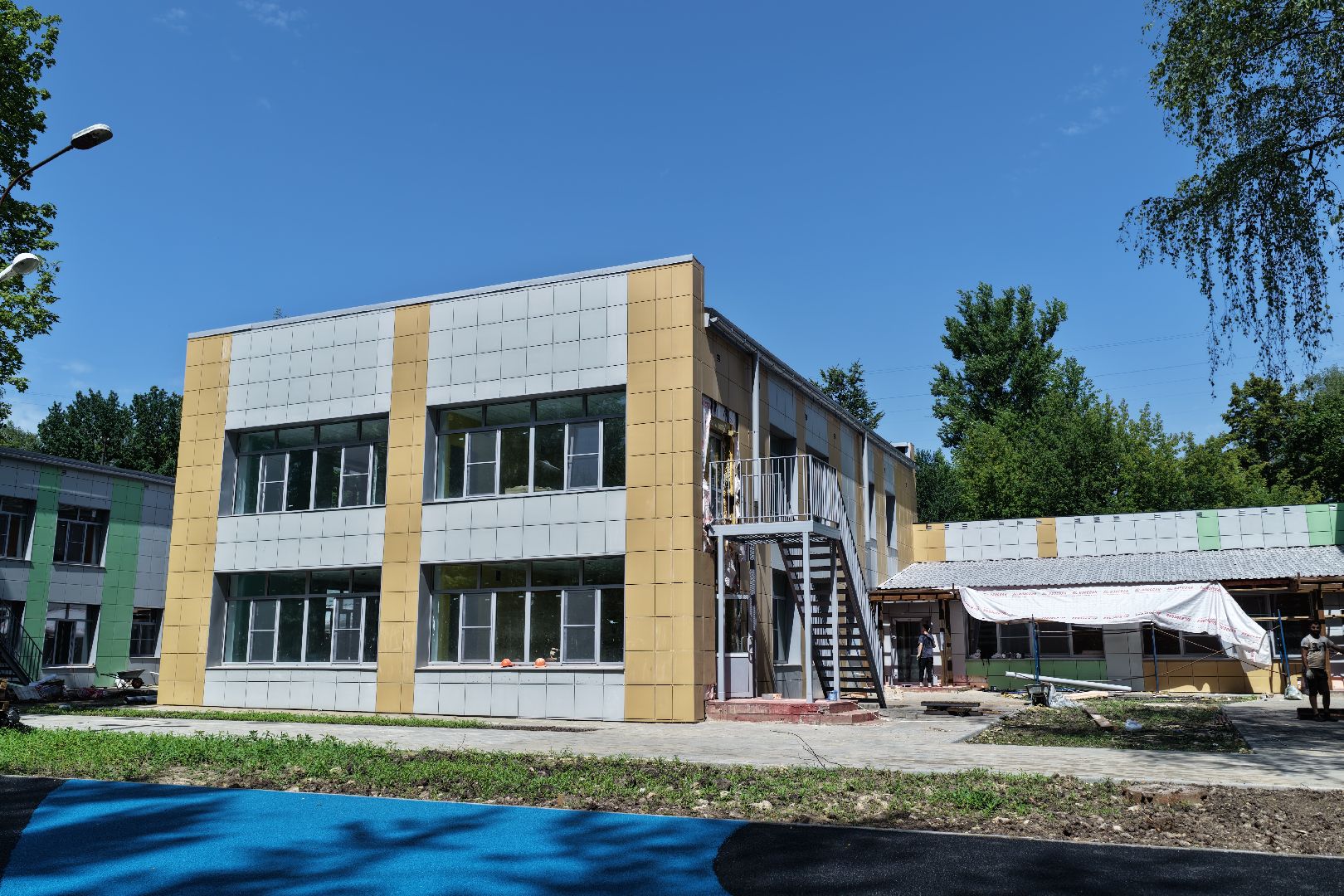 видео с коптера,детский сад в красногорске,