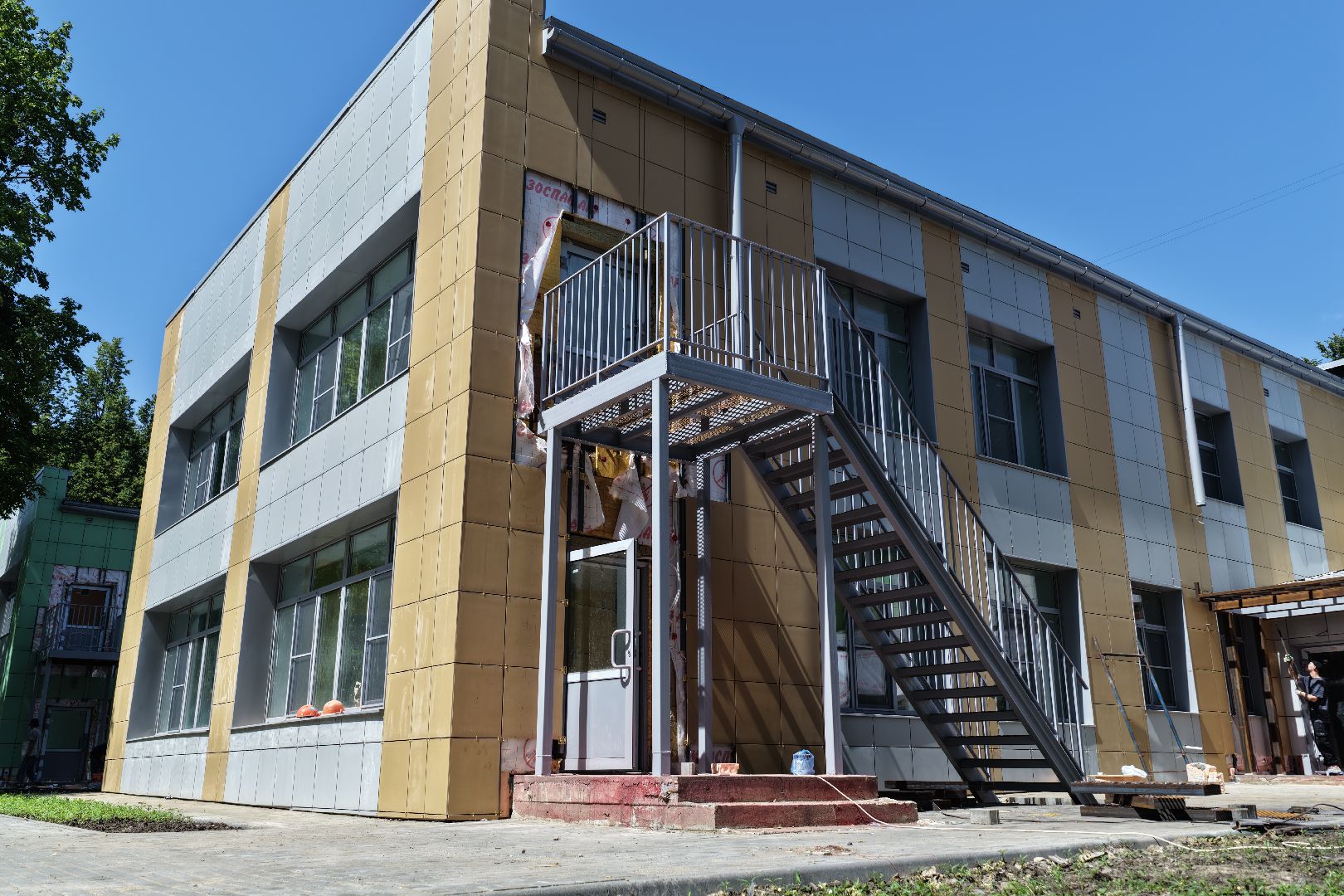 видео с коптера,детский сад в красногорске,