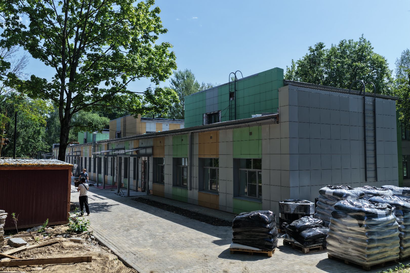 видео с коптера,детский сад в красногорске,