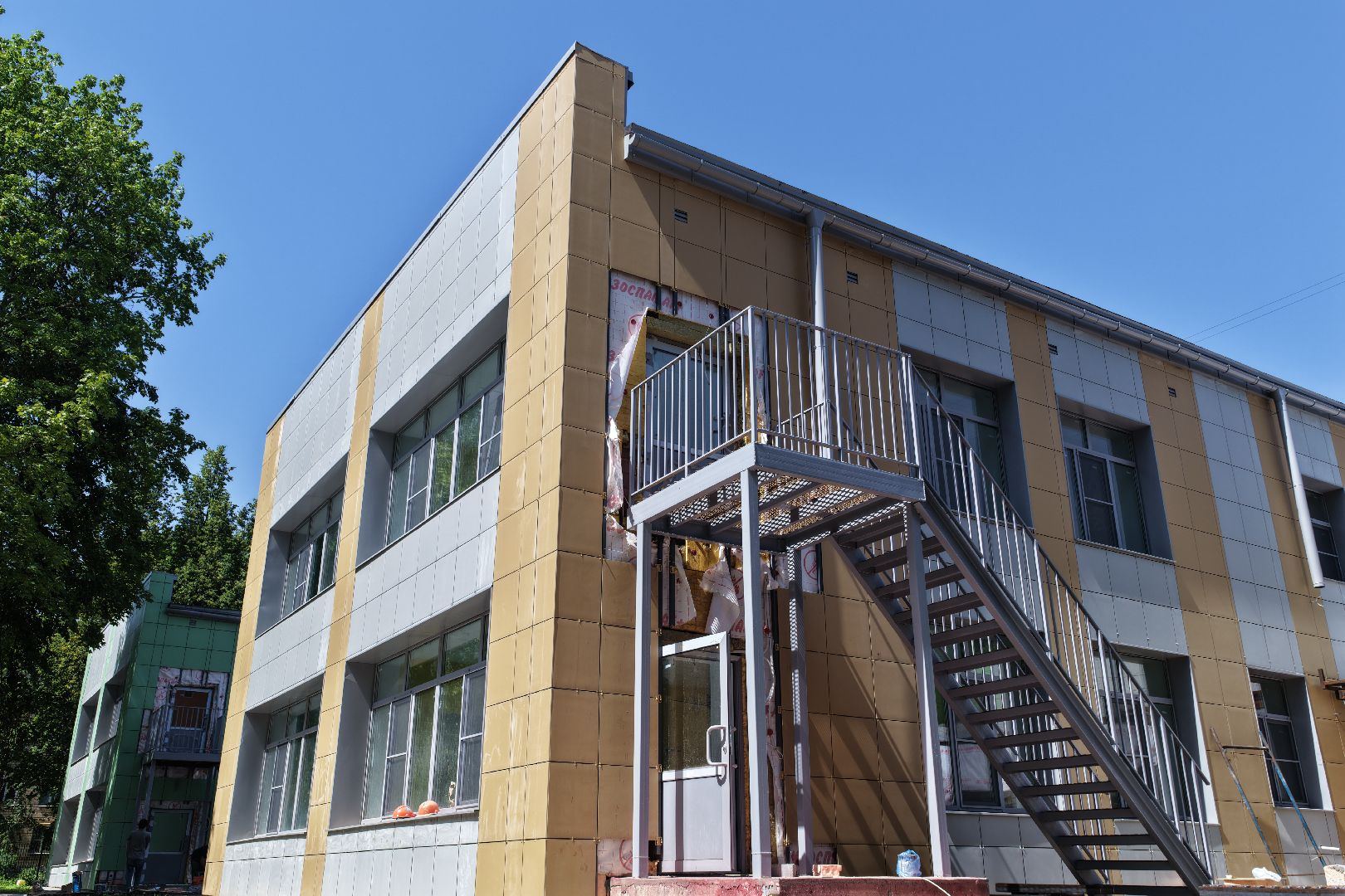 видео с коптера,детский сад в красногорске,