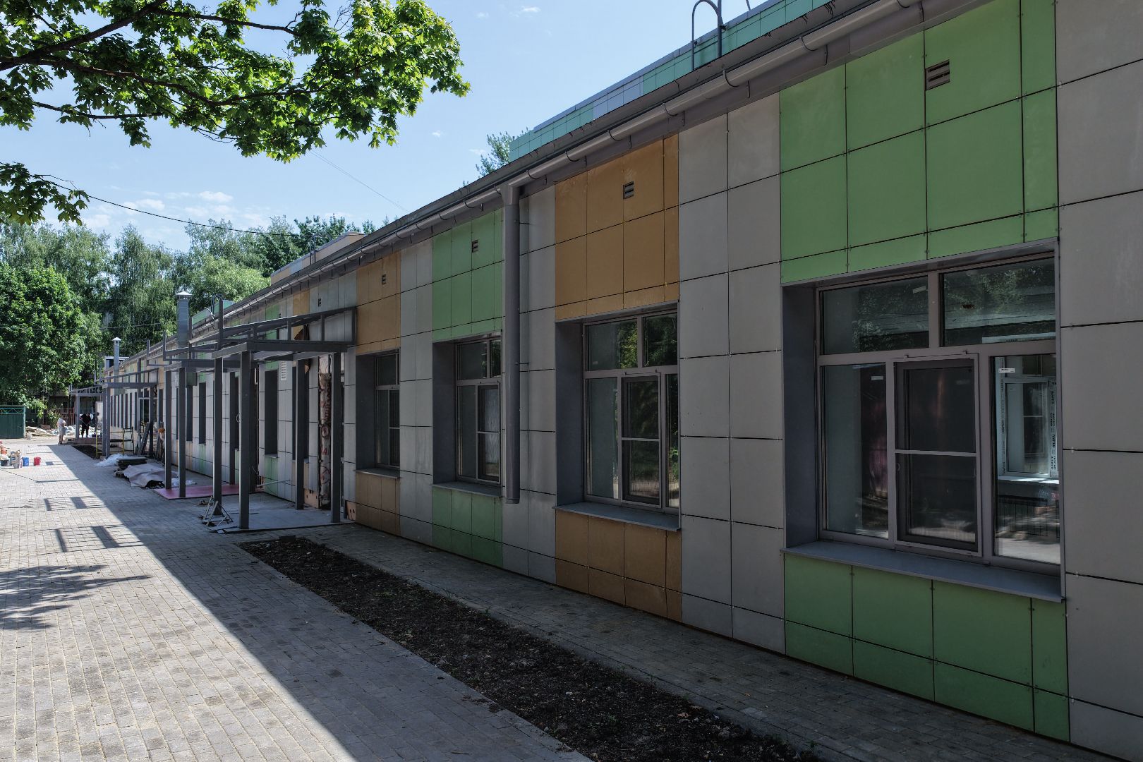 видео с коптера,детский сад в красногорске,