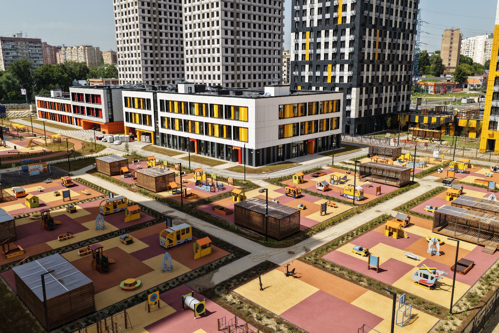 видео с коптера, образование красногорск,