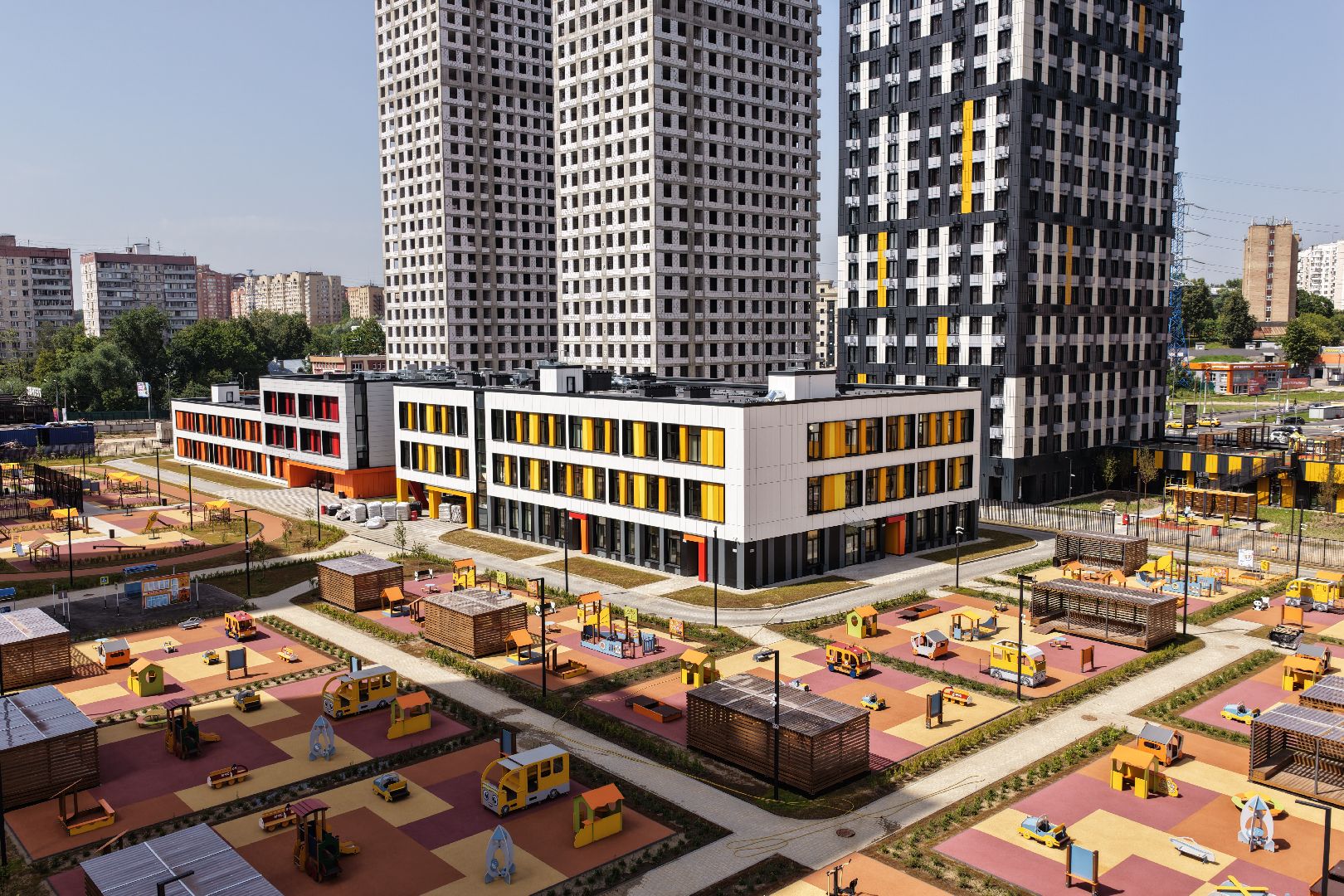 видео с коптера, образование красногорск,