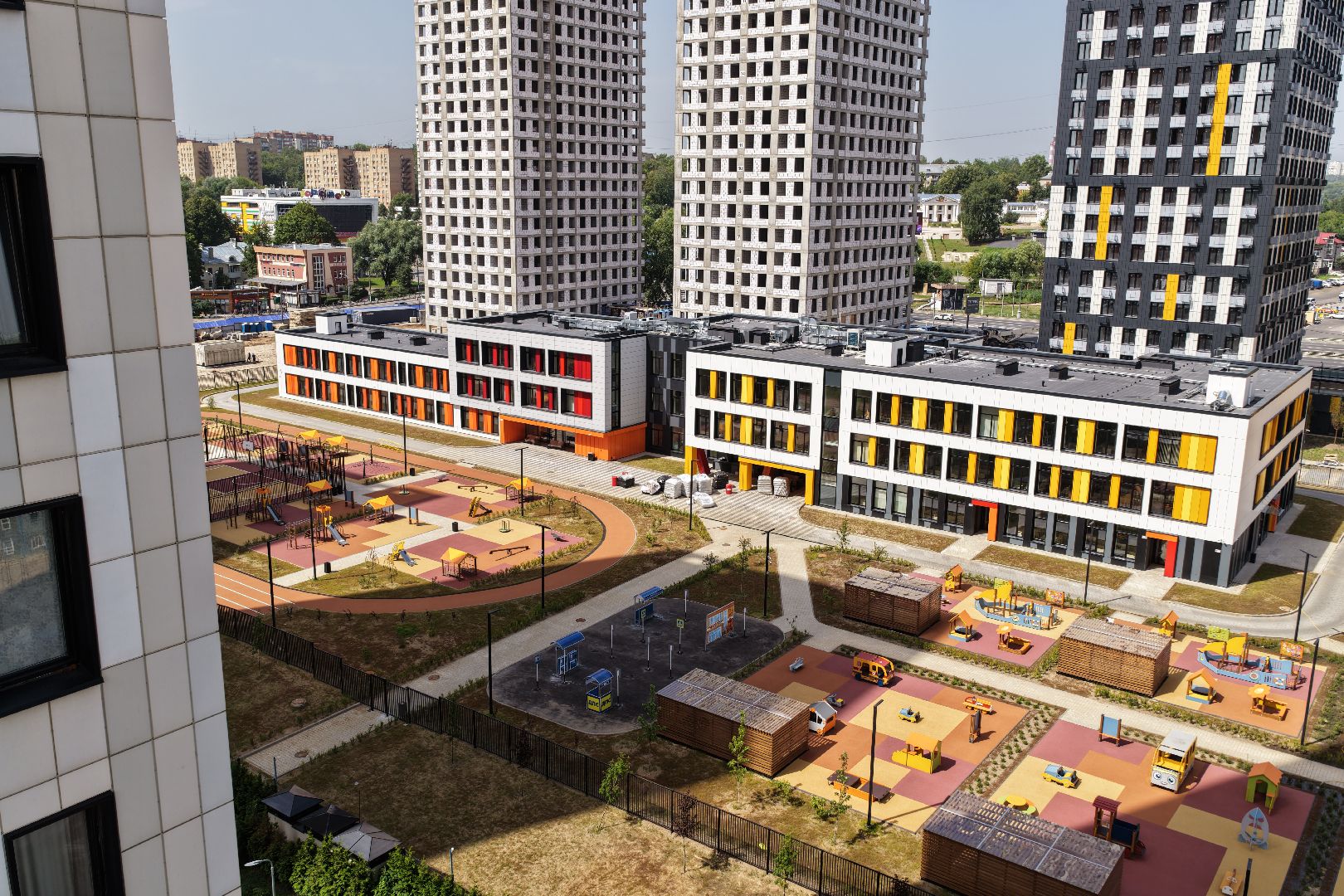 видео с коптера, образование красногорск,