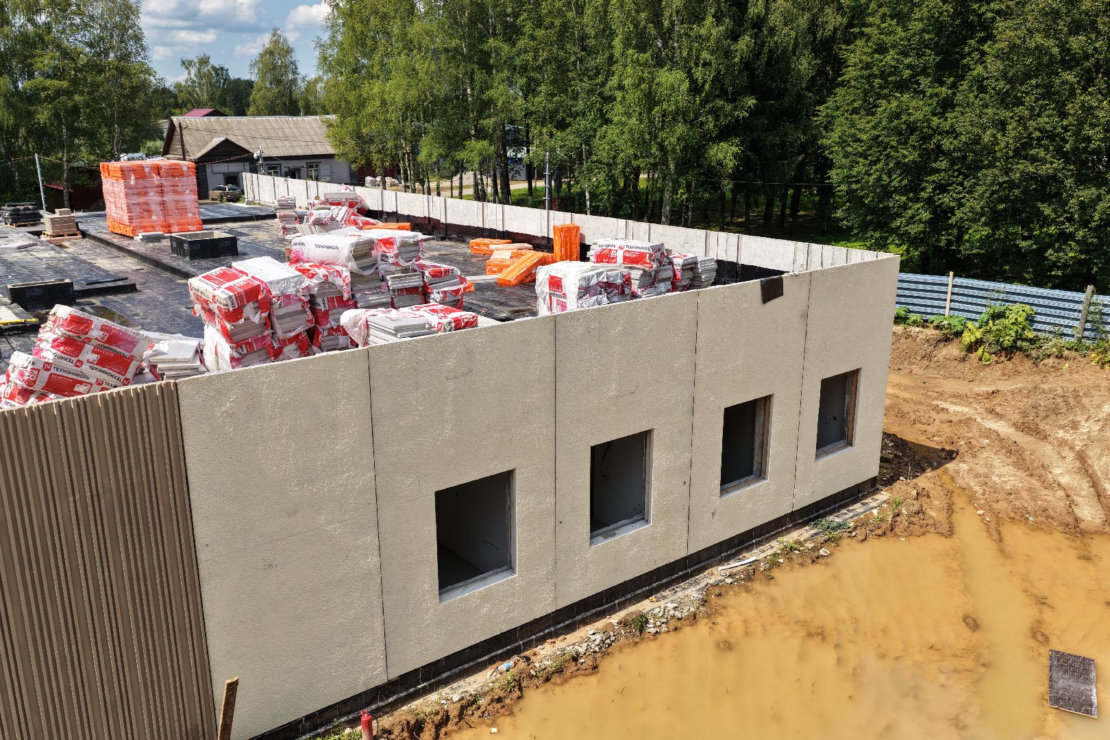 видео с коптера, строительство фапа, медицина волоколамска,  фап судниково,