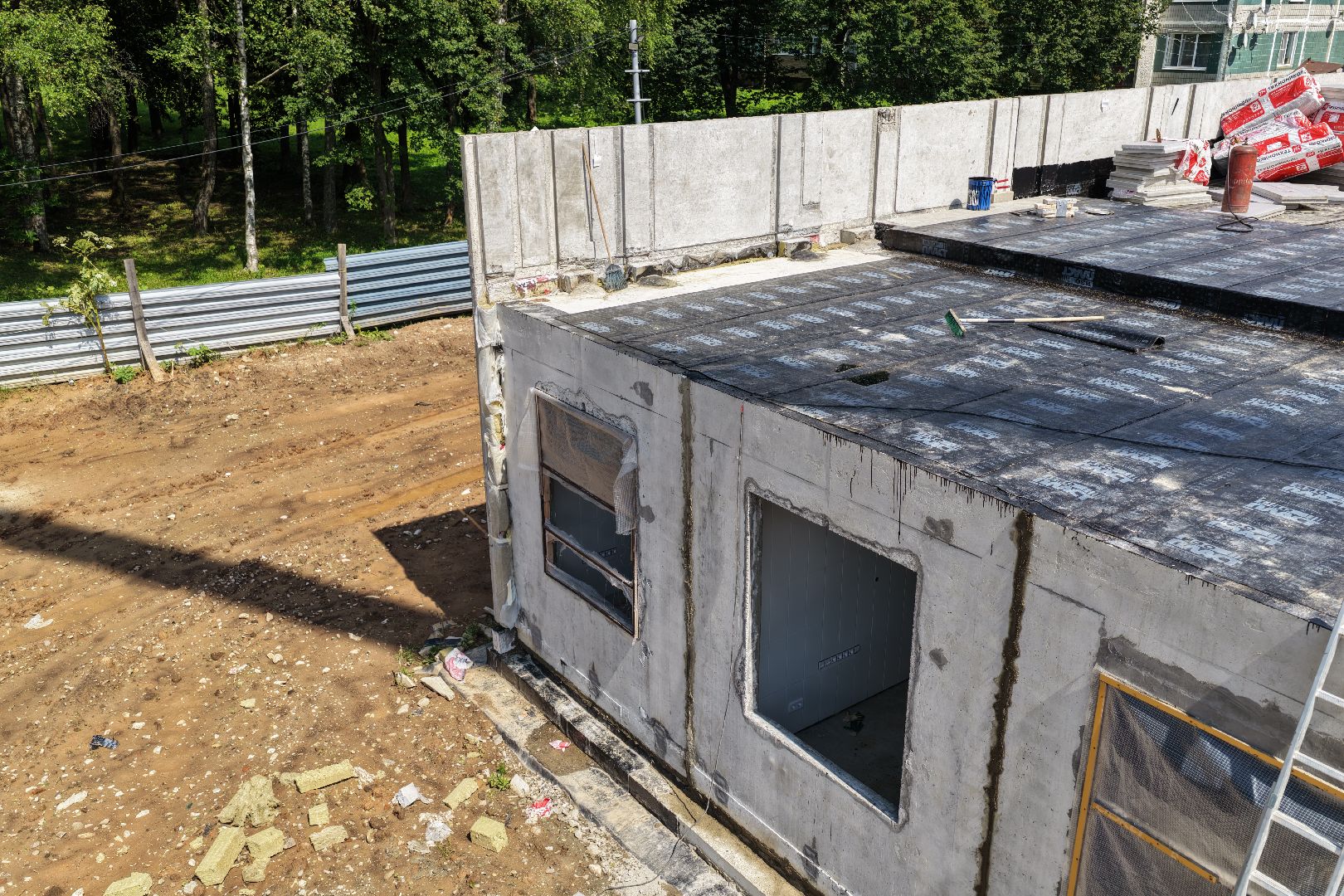 видео с коптера, строительство фапа, медицина волоколамска,  фап судниково,