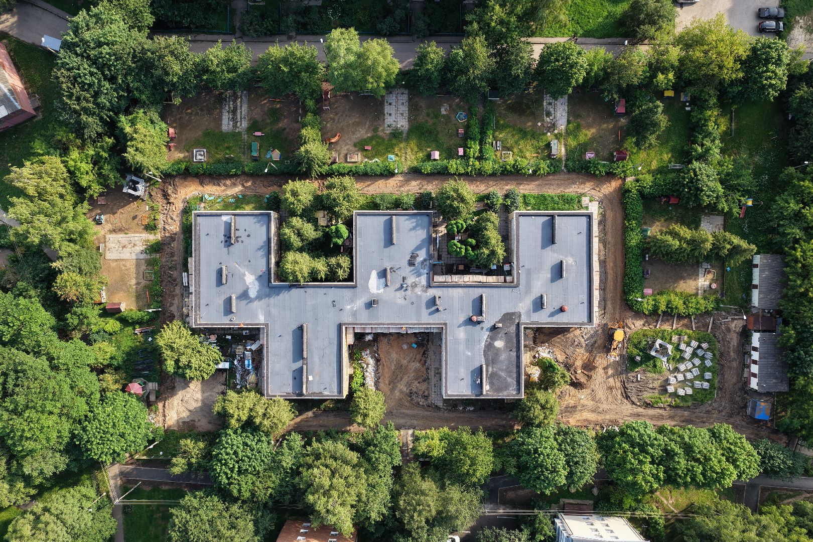 видео с коптера, детский сад 5 волоколамск, капремонт детского сада волоколамск,