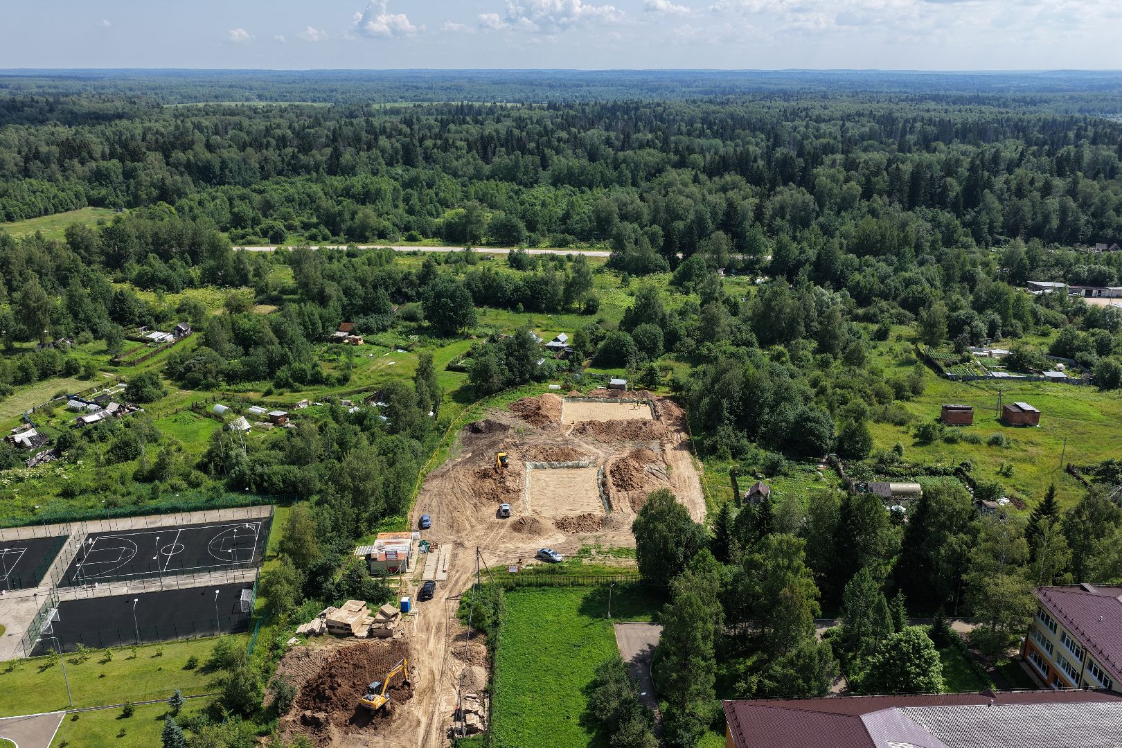 видео с коптера, котельная сычево, новая котельная волоколомск,