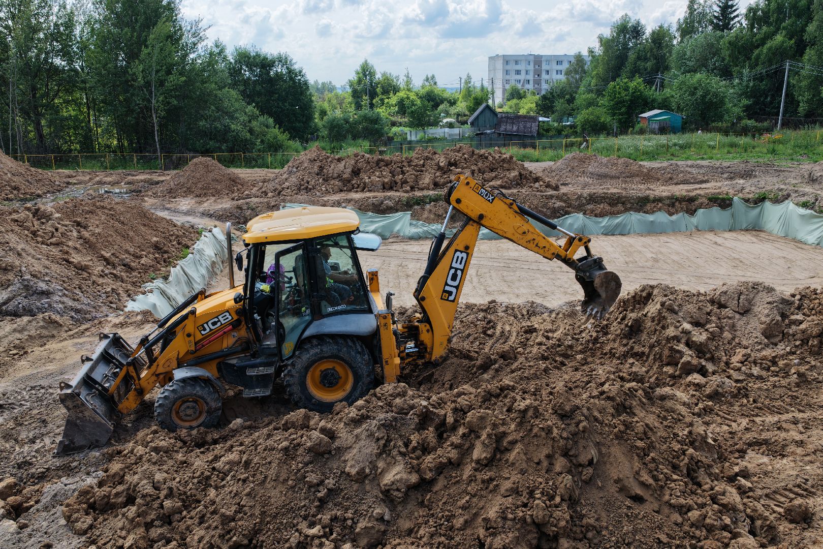 видео с коптера, котельная сычево, новая котельная волоколомск,