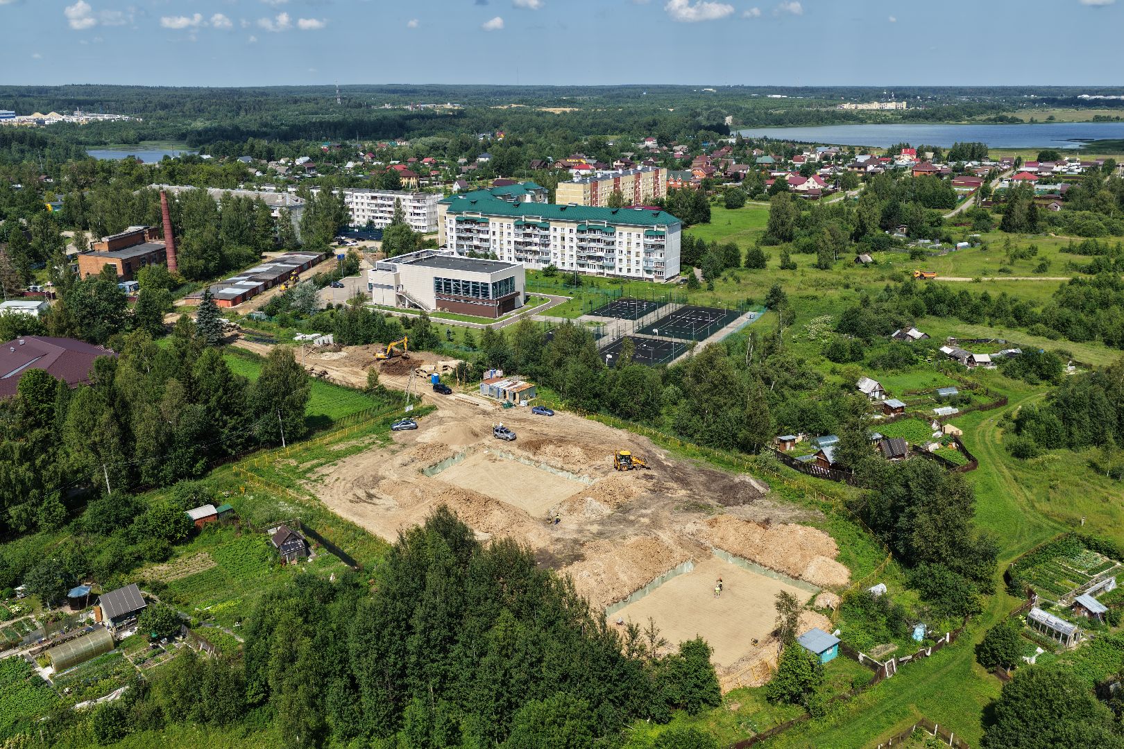 видео с коптера, котельная сычево, новая котельная волоколомск,