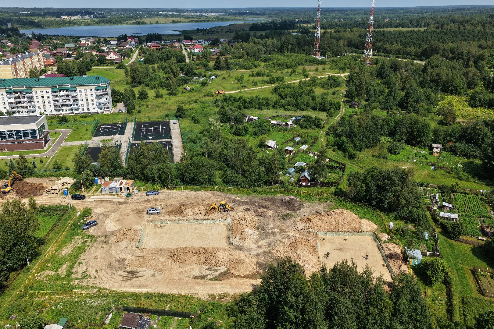 видео с коптера, котельная сычево, новая котельная волоколомск,