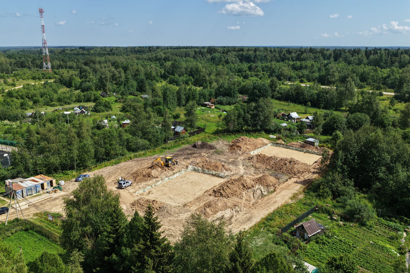видео с коптера, котельная сычево, новая котельная волоколомск,