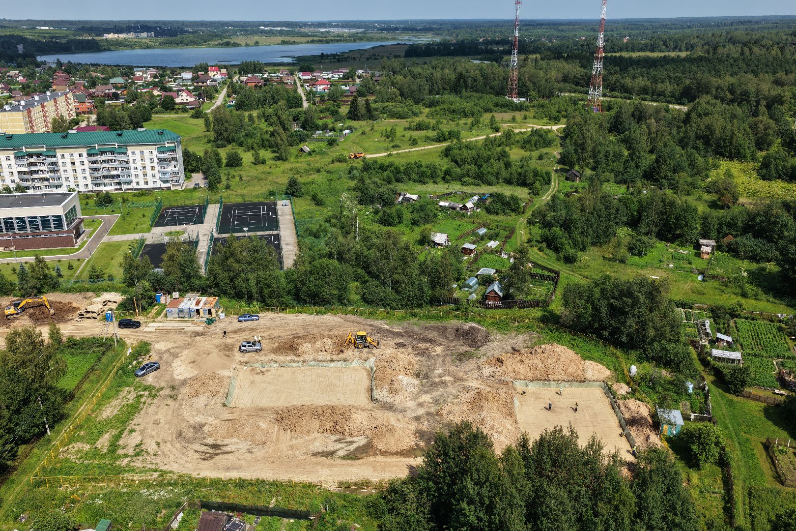 видео с коптера, котельная сычево, новая котельная волоколомск,