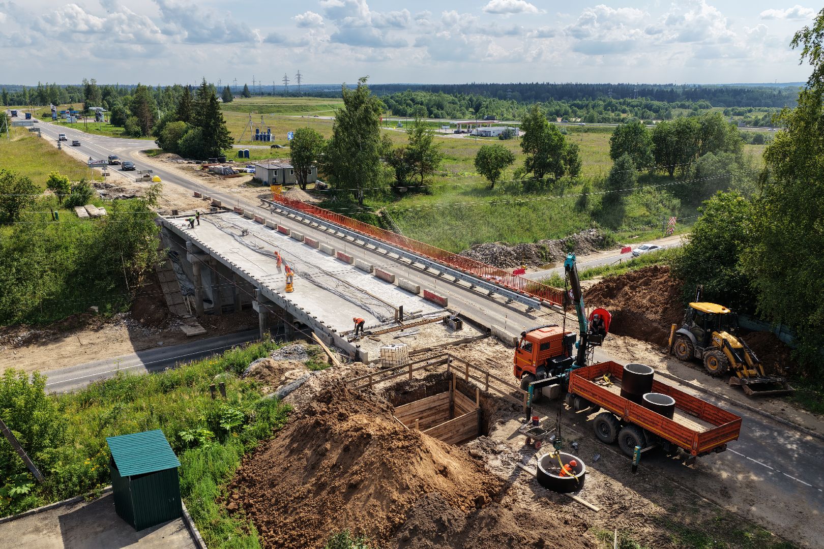 видео с коптера,  ремонт путепровода волоколамск, путепровод ждановское шоссе,