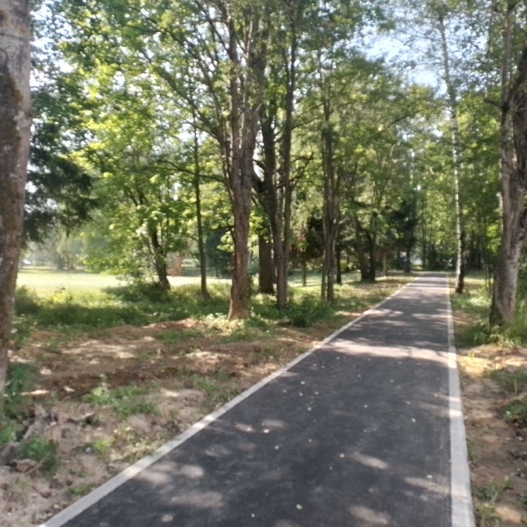 городской округ восход, благоустройство, аллея , школа, новый асфальт,