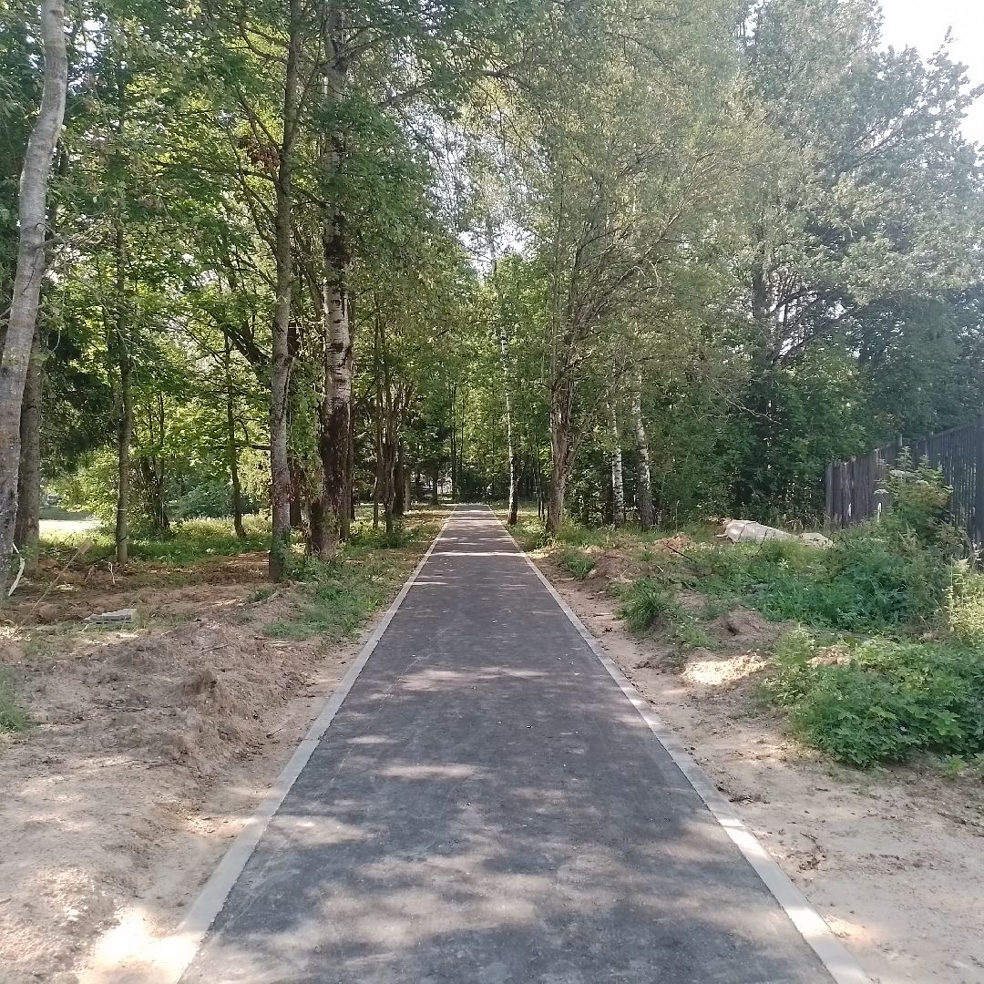 городской округ восход, благоустройство, аллея , школа, новый асфальт,