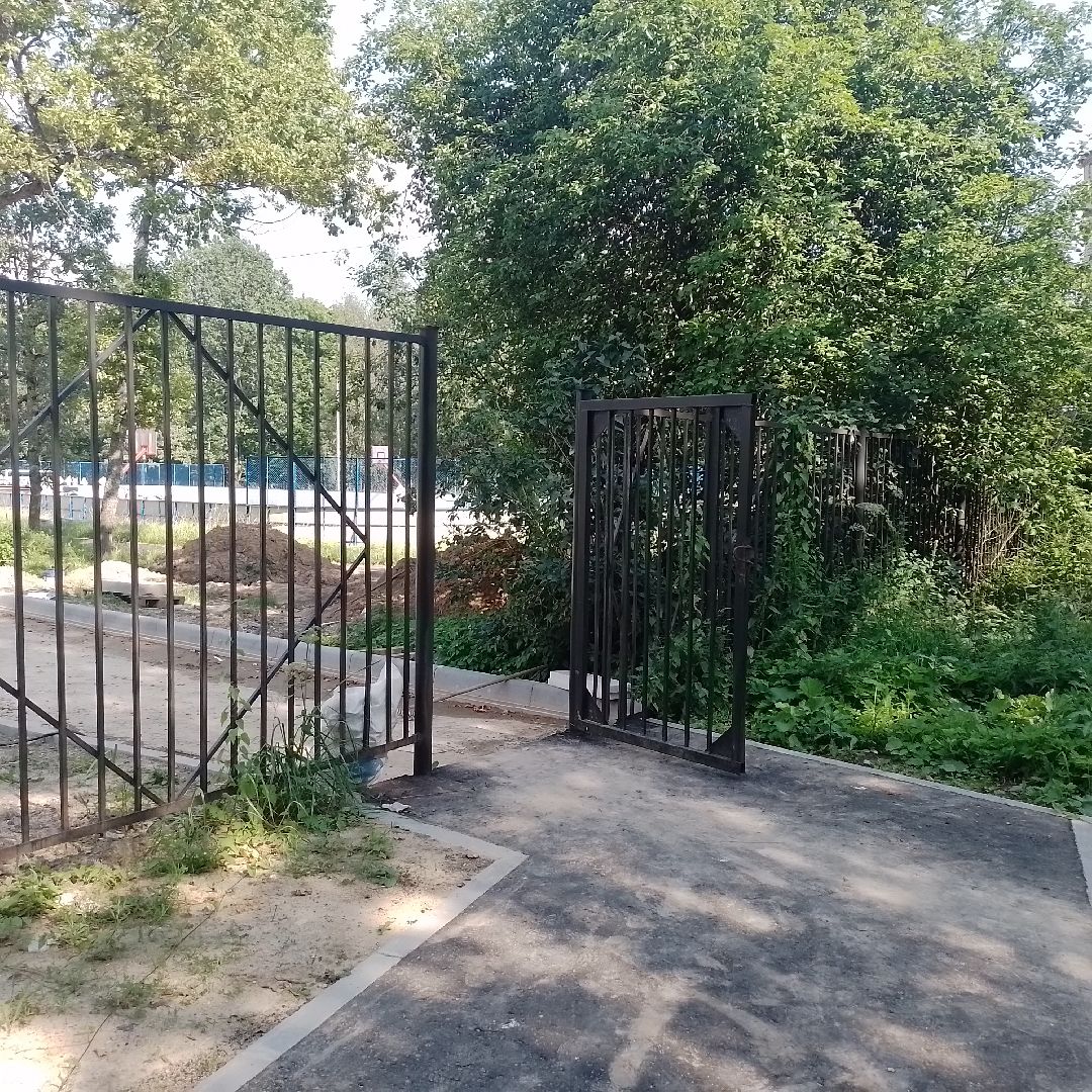 городской округ восход, благоустройство, аллея , школа, новый асфальт,