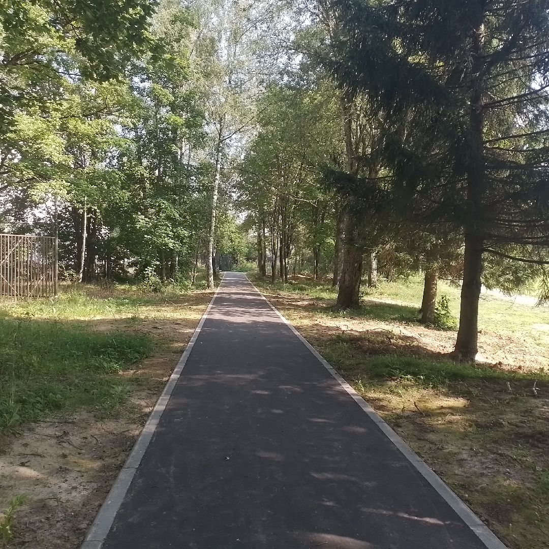 городской округ восход, благоустройство, аллея , школа, новый асфальт,