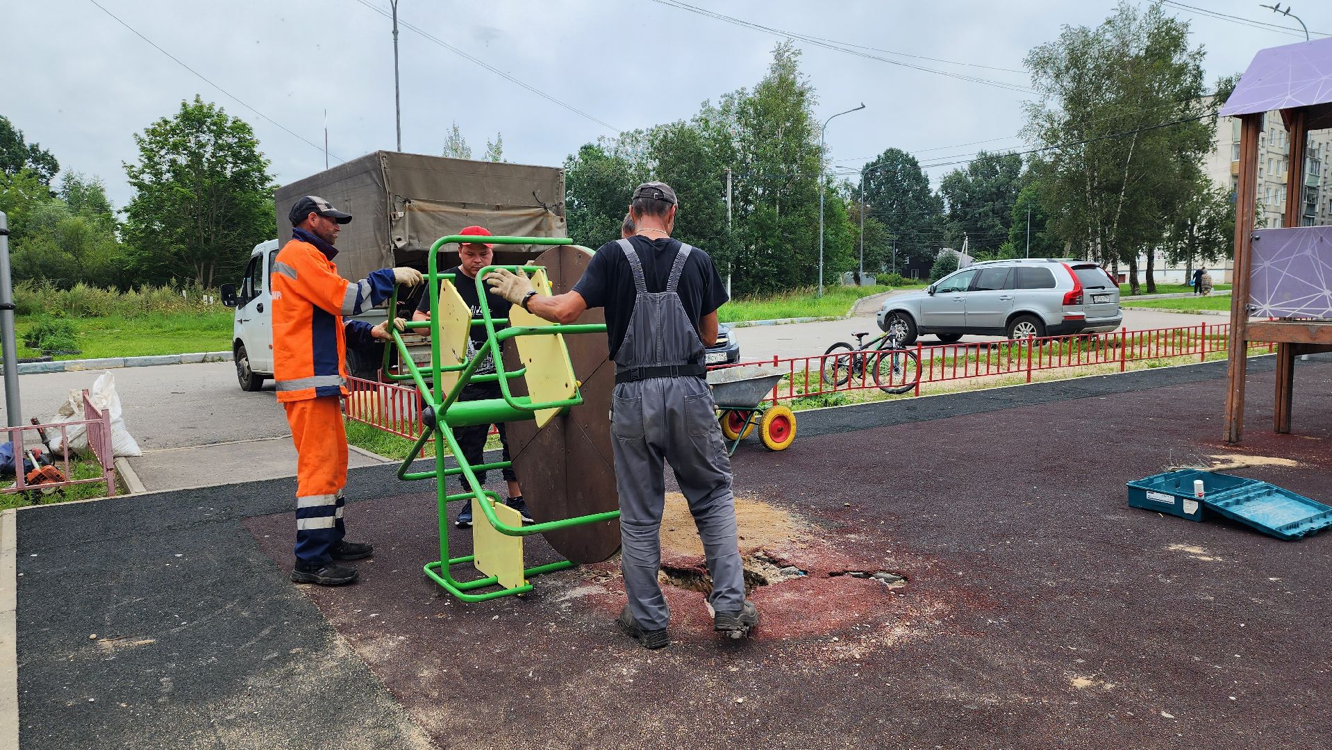 истра, детская игровая площадка, благоустройство,