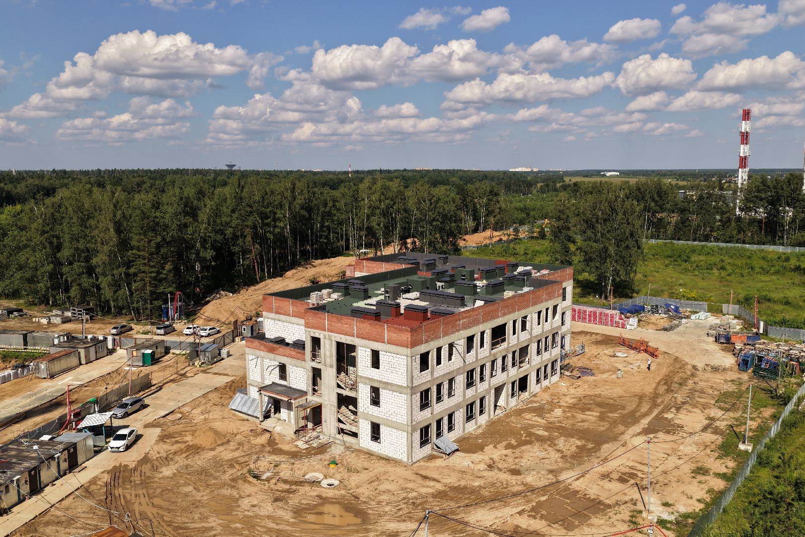 видео с коптера, детский сад в балашихе,