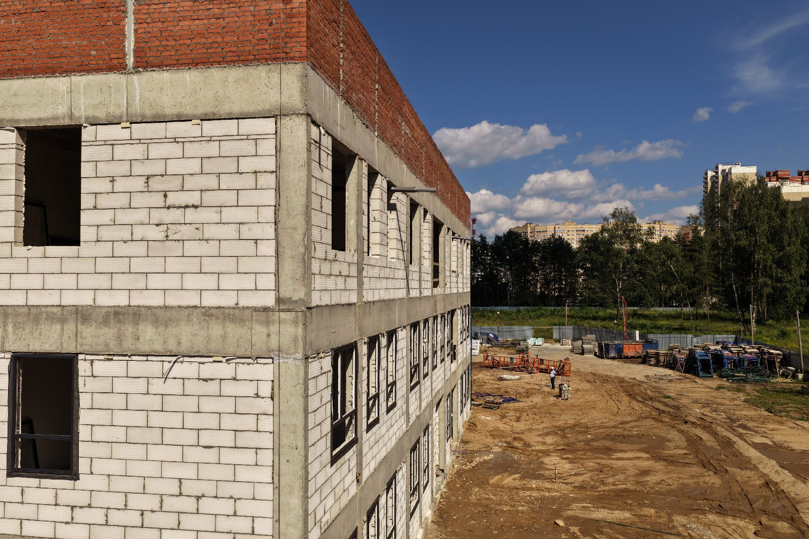 видео с коптера, детский сад в балашихе,