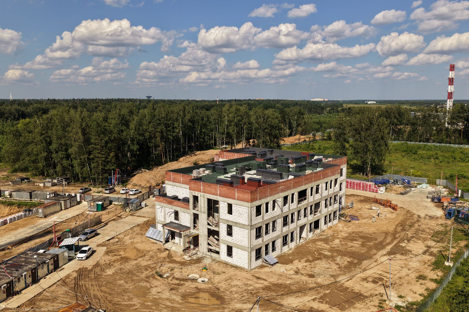 видео с коптера, детский сад в балашихе,