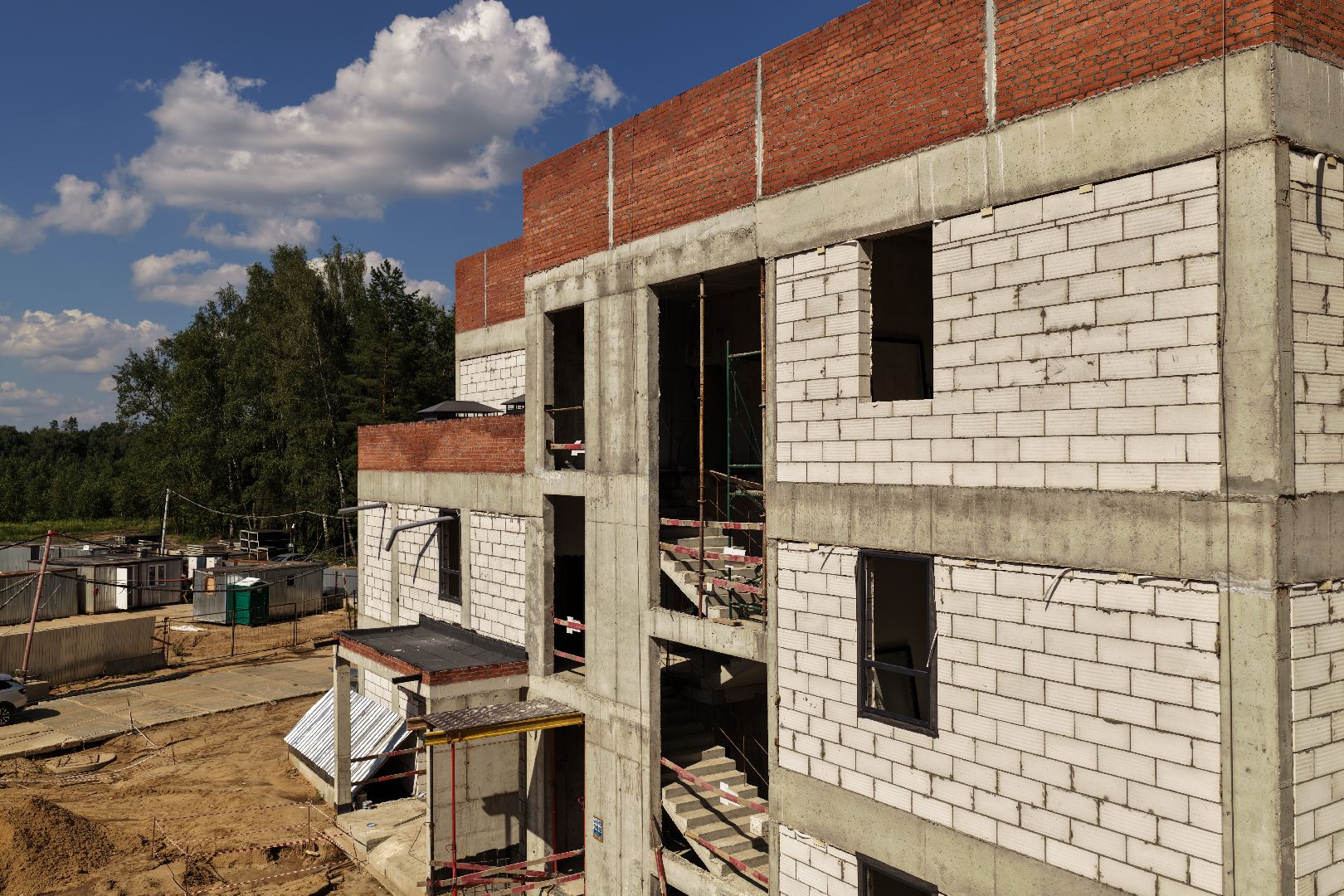 видео с коптера, детский сад в балашихе,