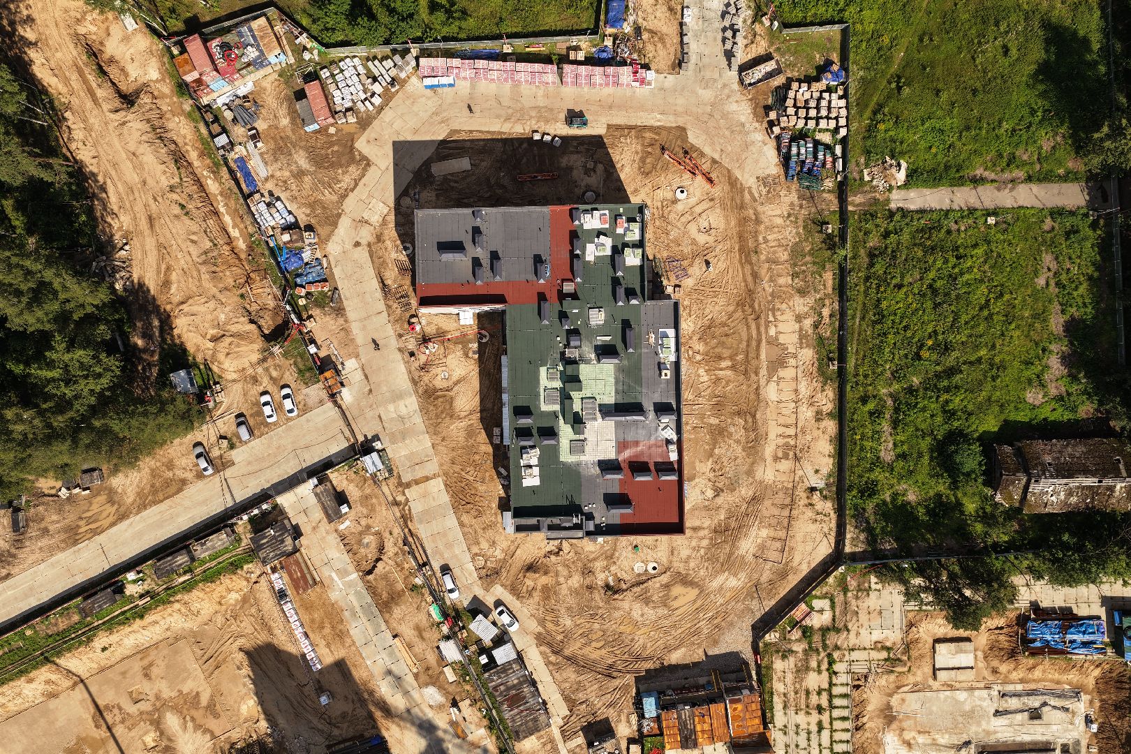 видео с коптера, детский сад в балашихе,