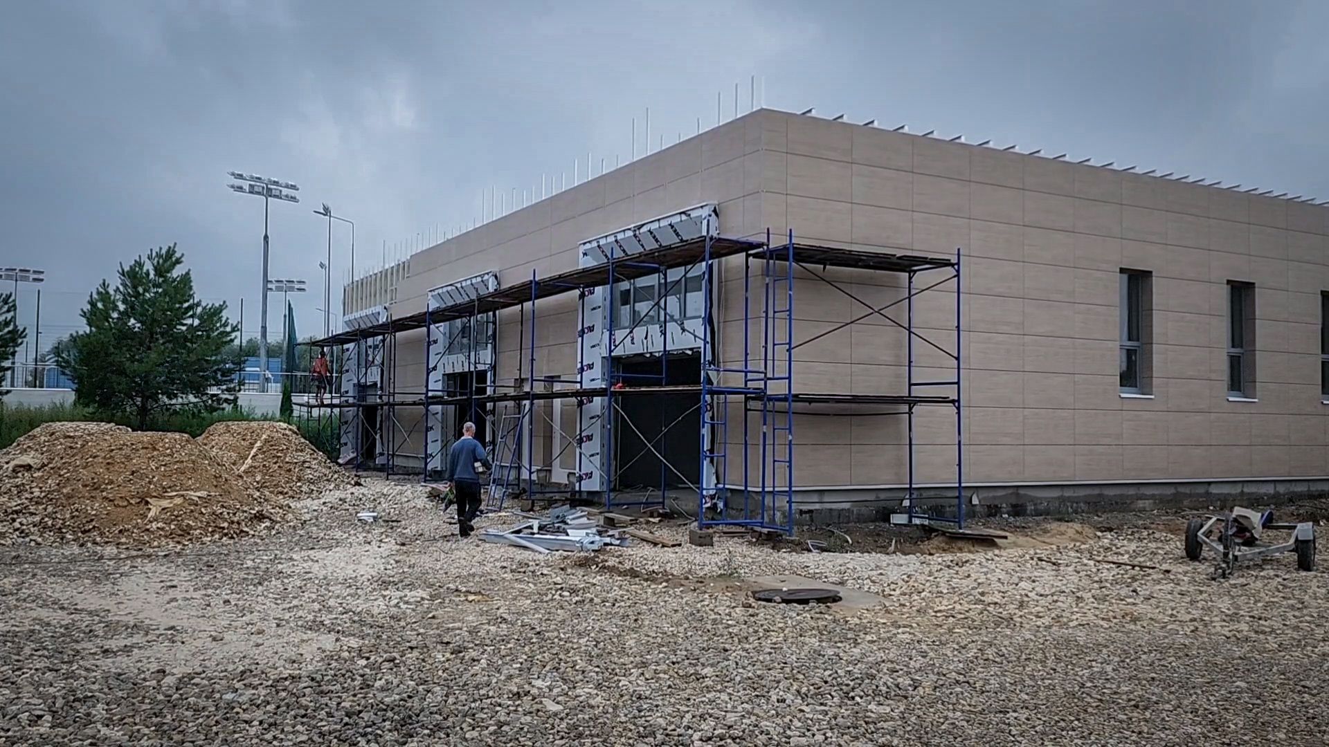 бронницы, строительство физкультурно-оздоровительного комплекса , строительство эллинга,