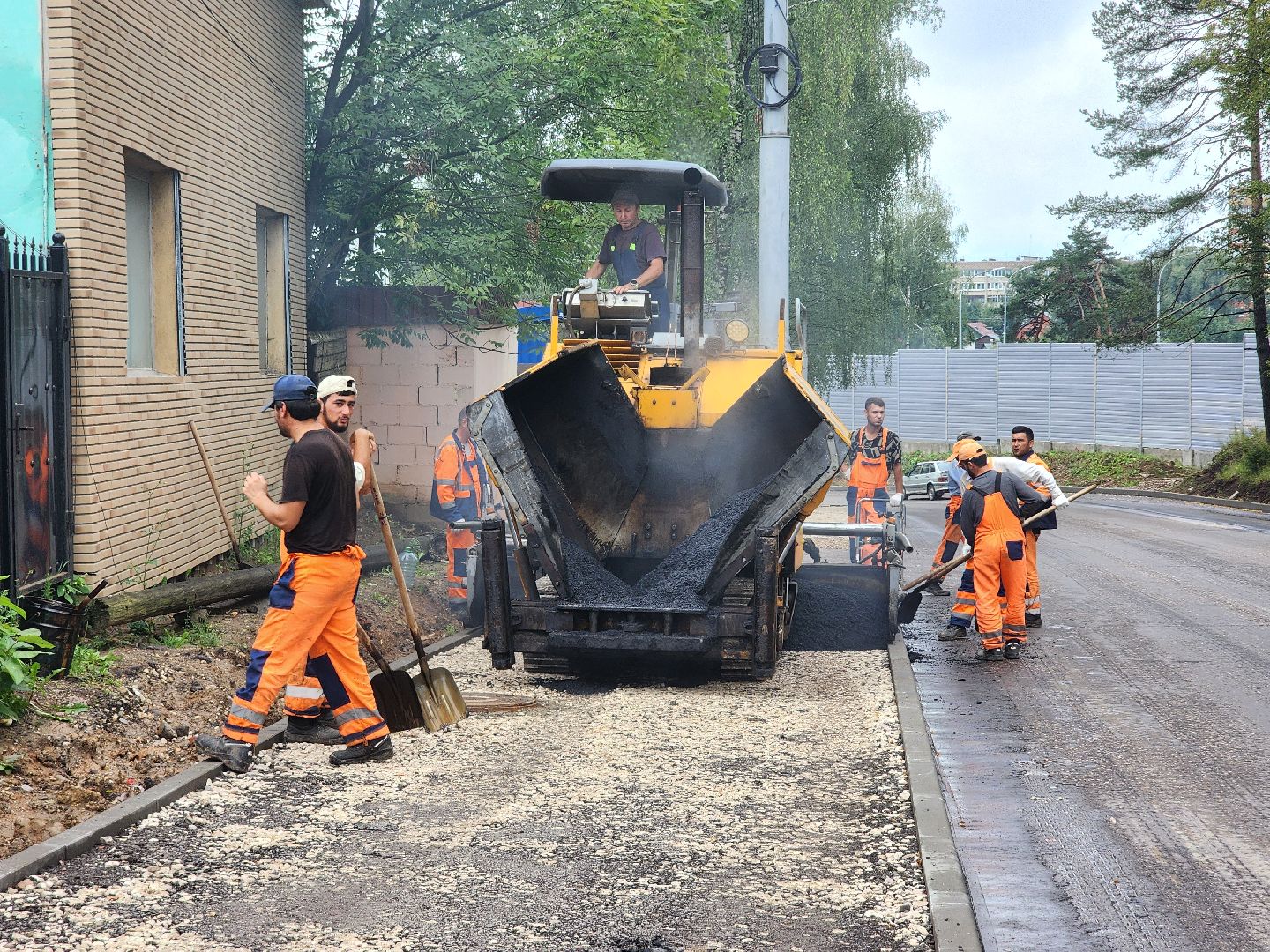 хотьково, сергиев посад, сергиево-посадский городской округ, благоустройство, дороги, елизаветинская больница, вокзал, пешеходная дорога, тротуар,