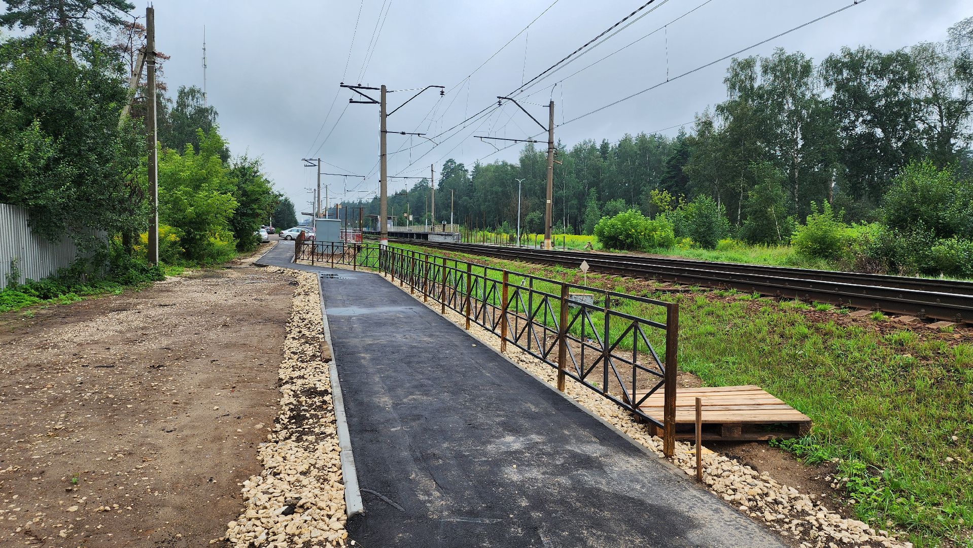 щёлково, Ремонт жд станции, Станция Осеевская,