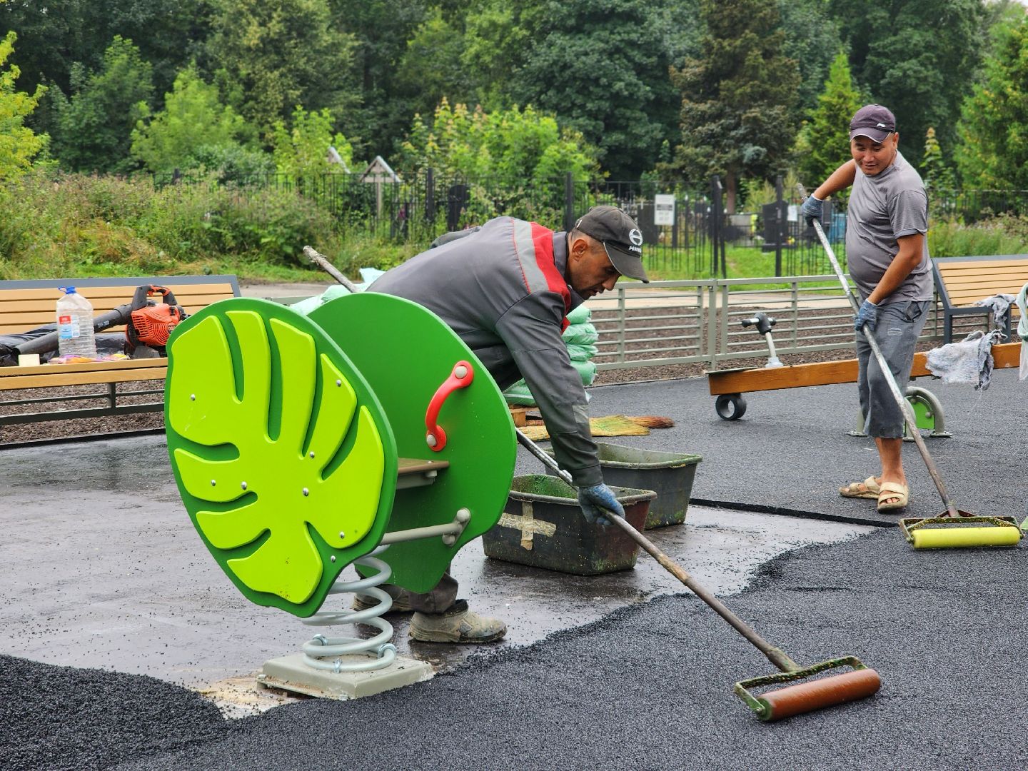 строительство, детская игровая площадка, детская площадка, село кудиново, богородский городской округ,