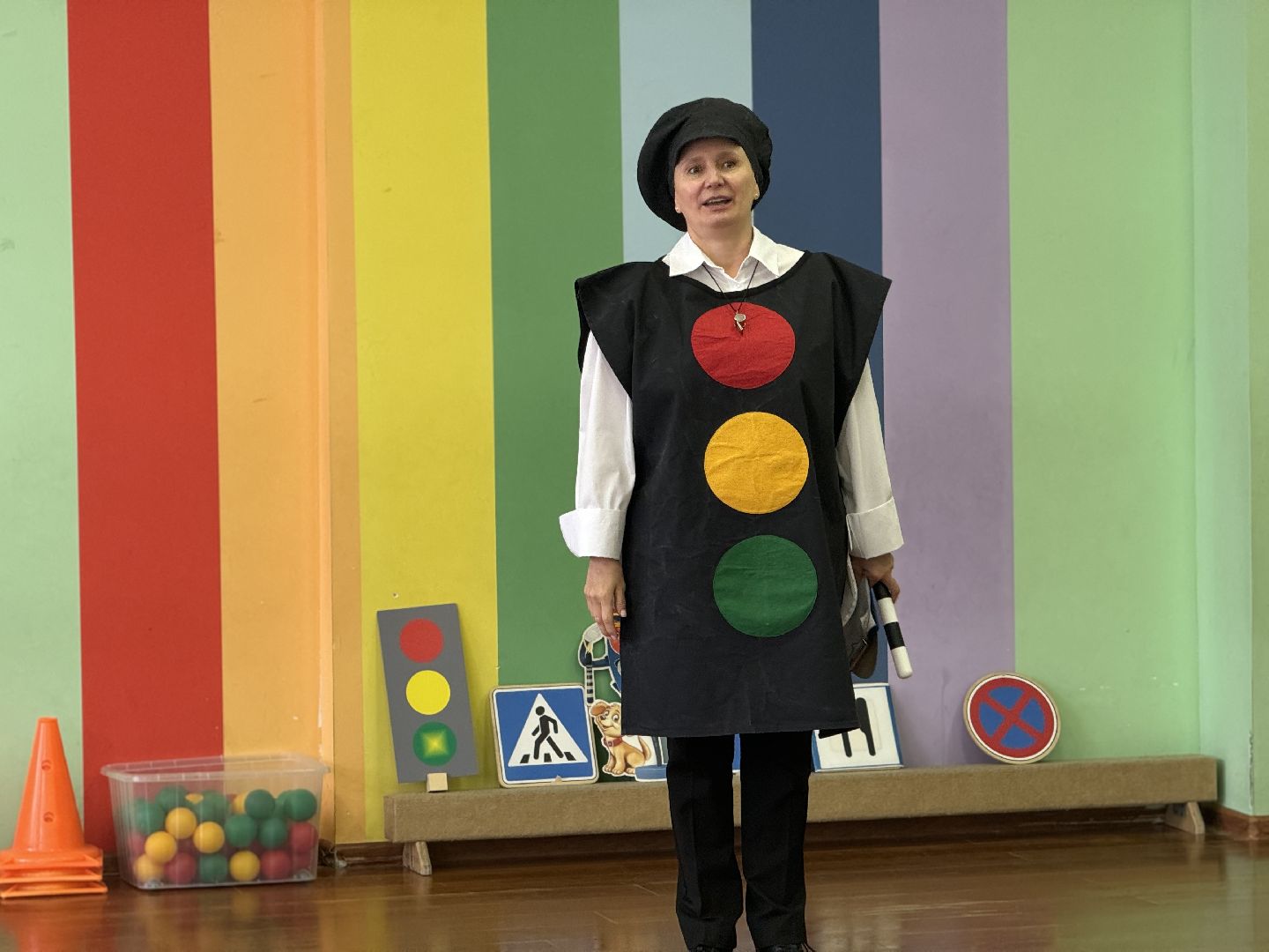 день светофора, детский лагерь колобок, ленинский городской округ, госавтоинспекция,