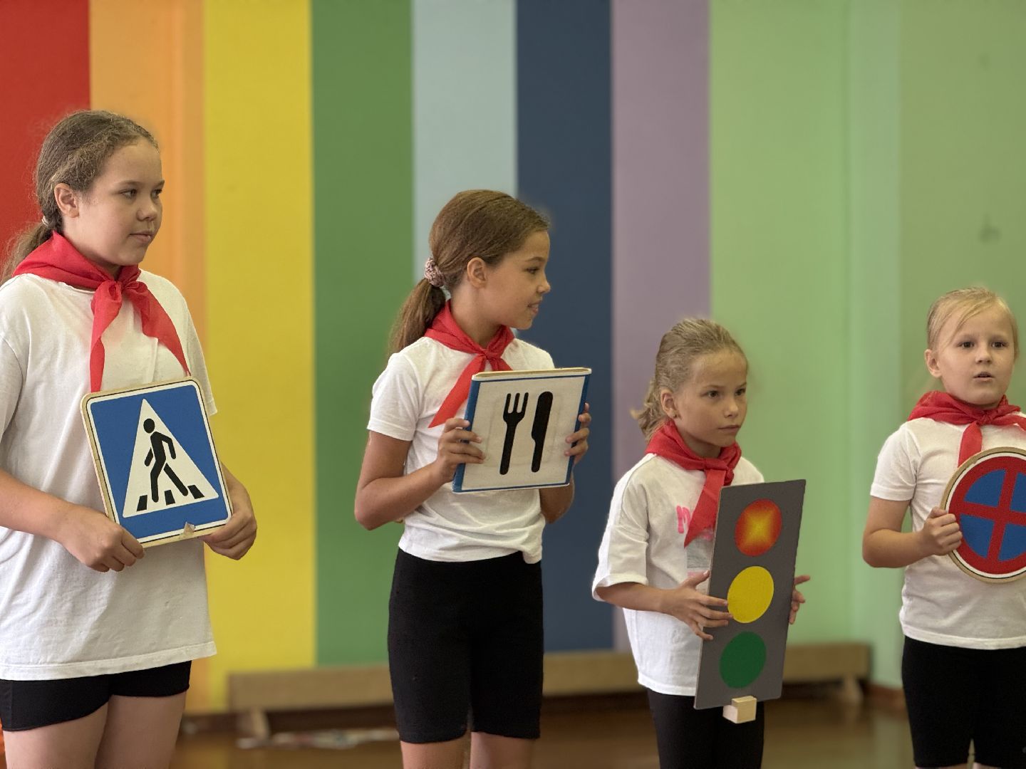 день светофора, детский лагерь колобок, ленинский городской округ, госавтоинспекция,