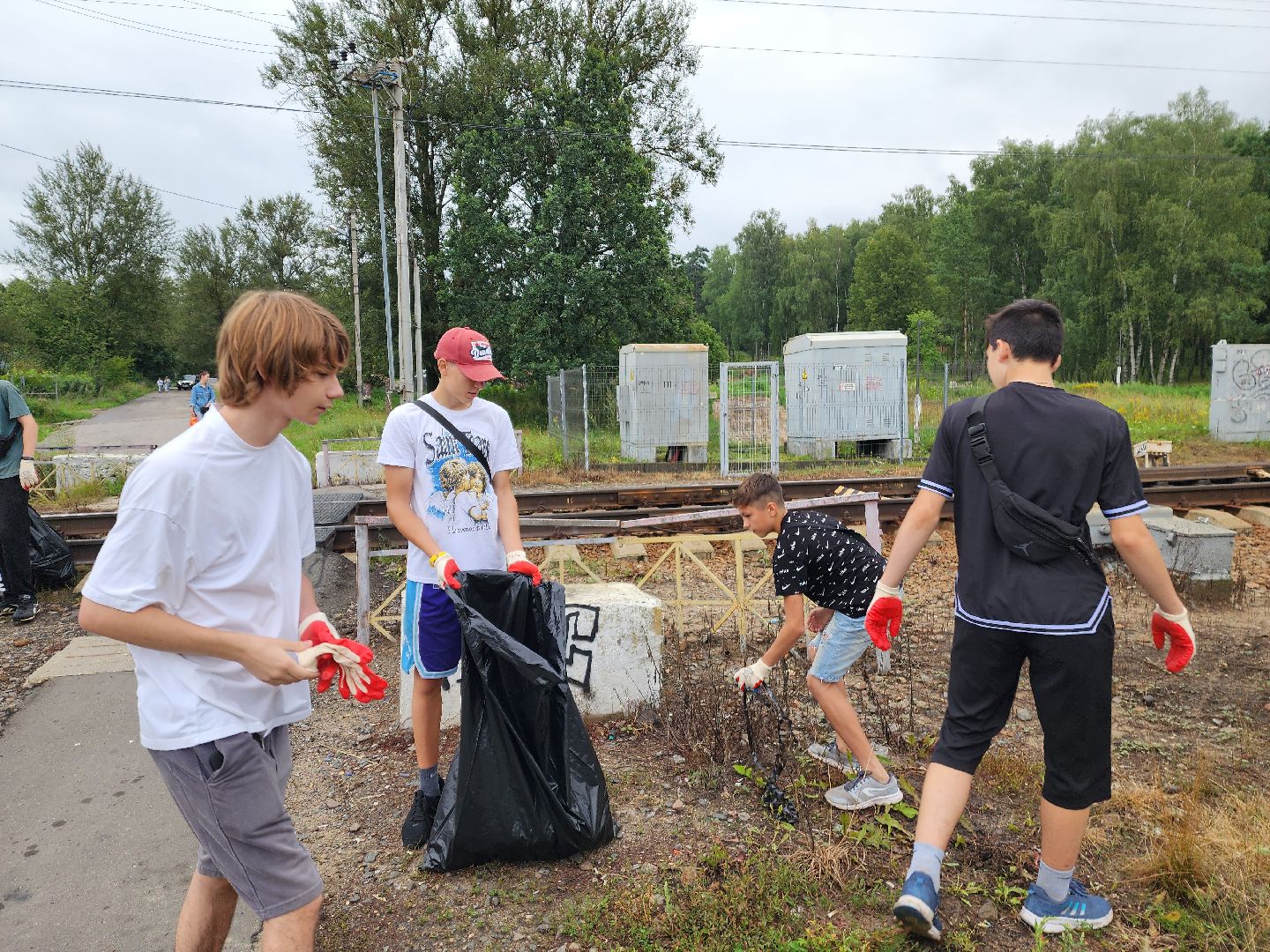 красноармейск, городской округ пушкинский, экологическая бригада, подростки, трудовое лето,