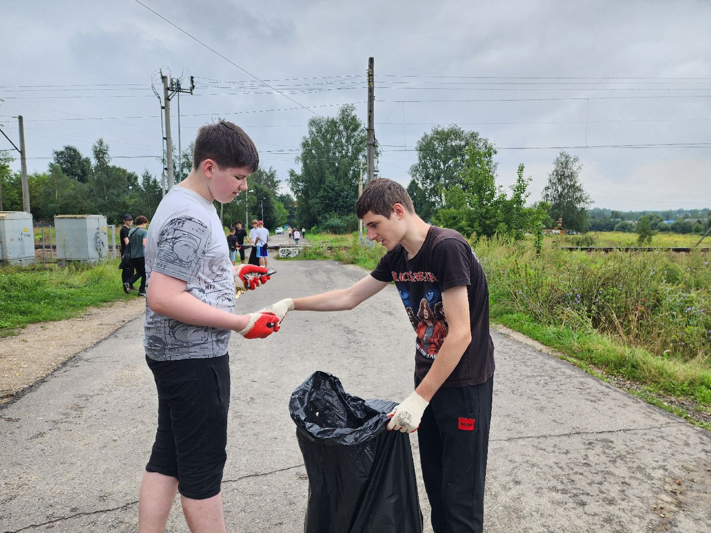 красноармейск, городской округ пушкинский, экологическая бригада, подростки, трудовое лето,