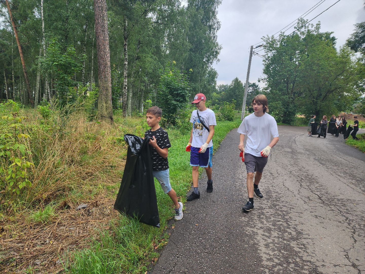 красноармейск, городской округ пушкинский, экологическая бригада, подростки, трудовое лето,
