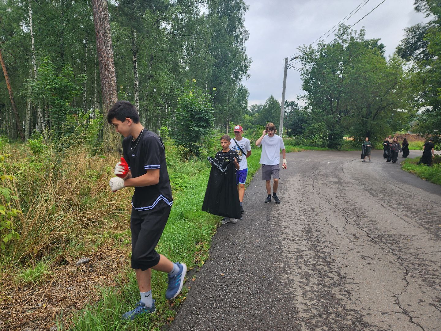 красноармейск, городской округ пушкинский, экологическая бригада, подростки, трудовое лето,