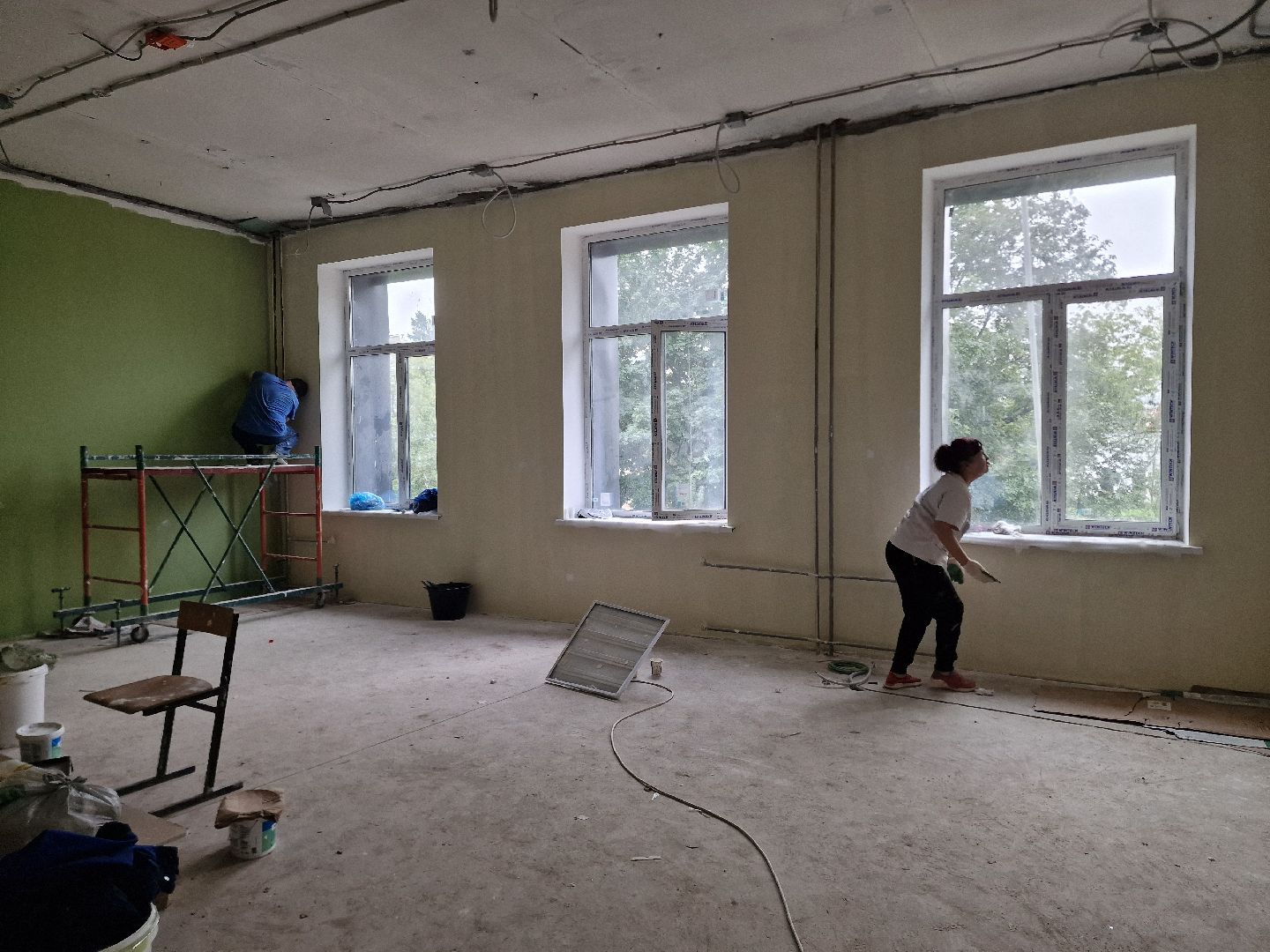 школа на крупской в балашихе, школа 32 балашиха, капремонт школы 32,