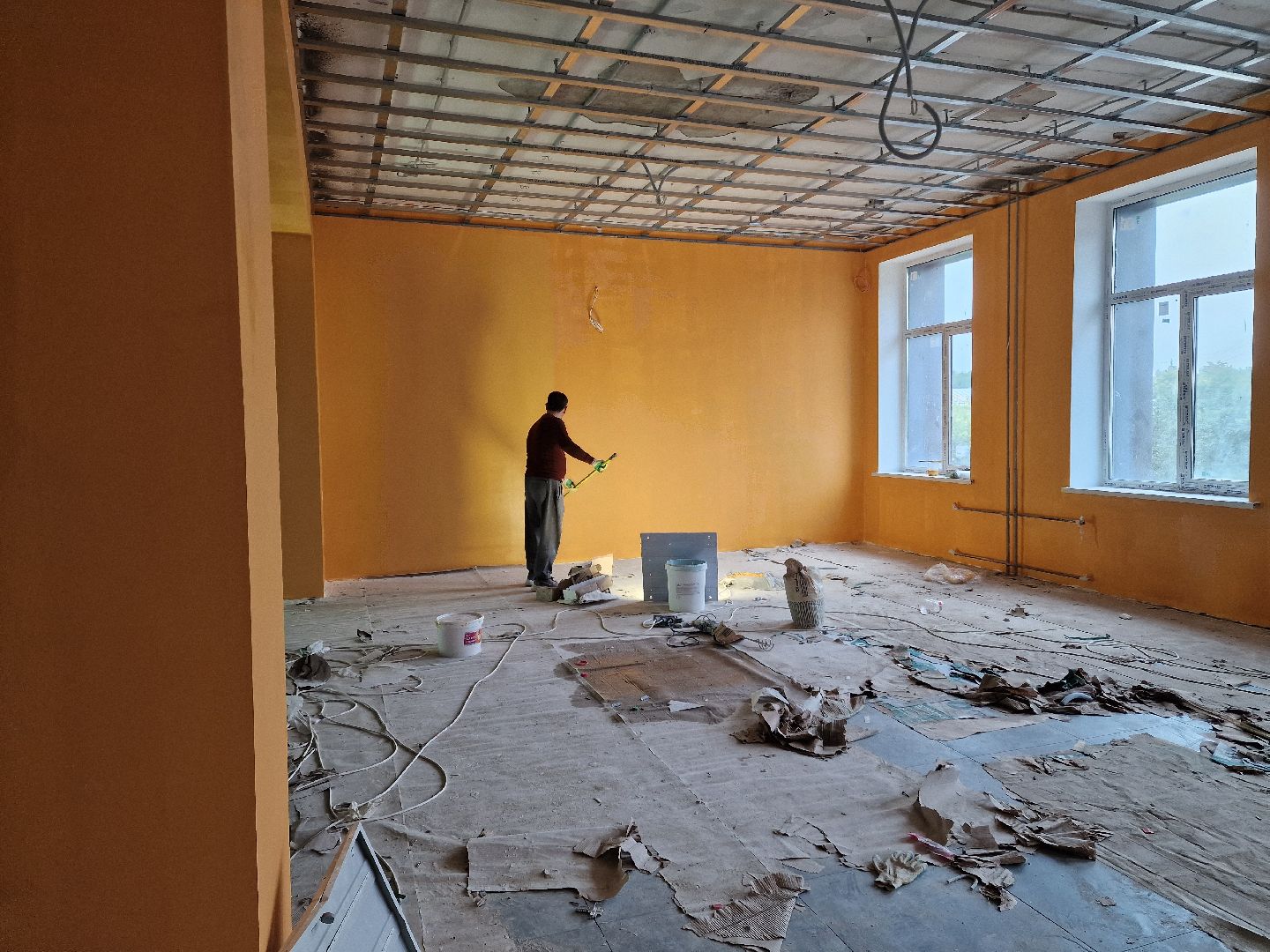 школа на крупской в балашихе, школа 32 балашиха, капремонт школы 32,