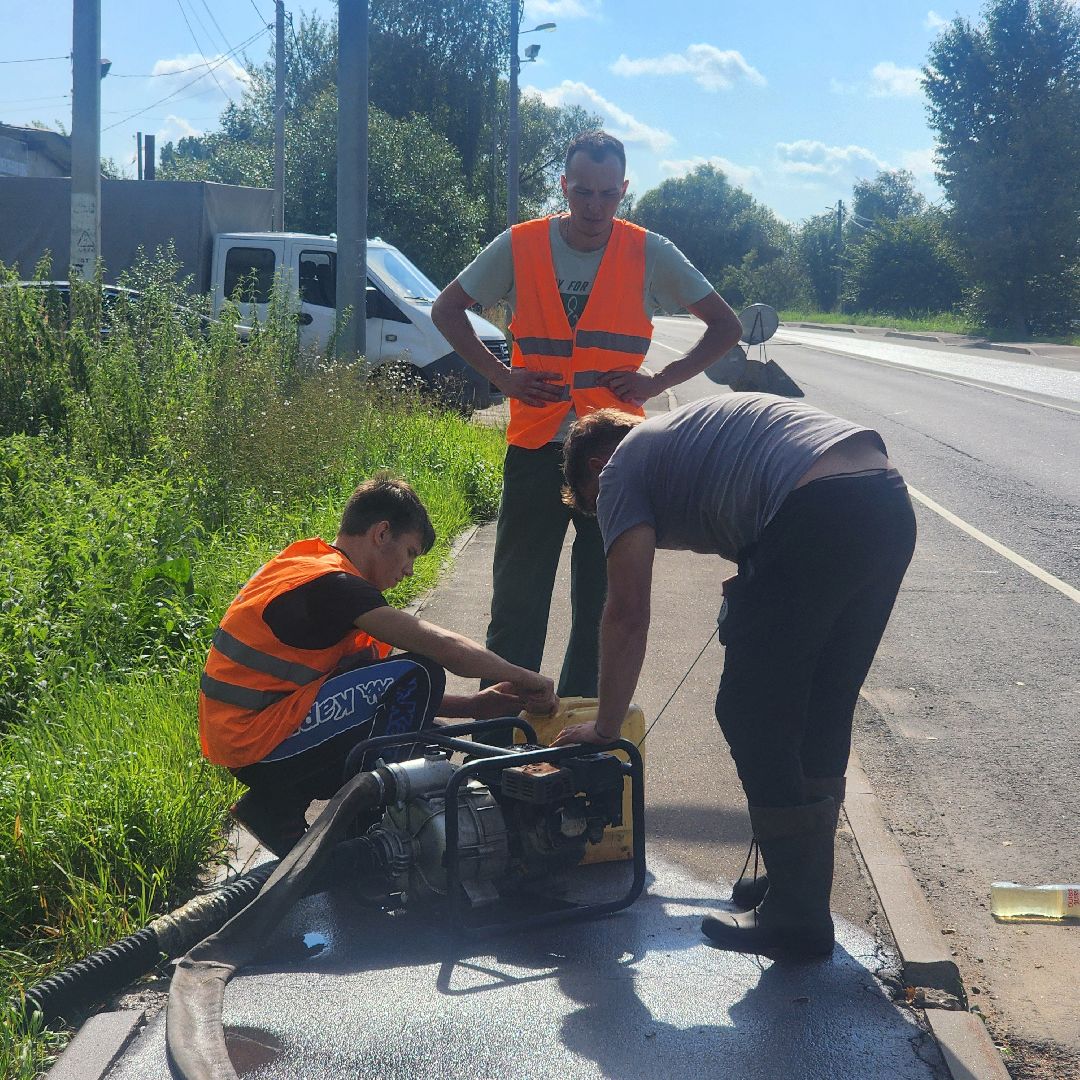 ЧП, Затопление ,  Общество , Автомобильные дороги ,