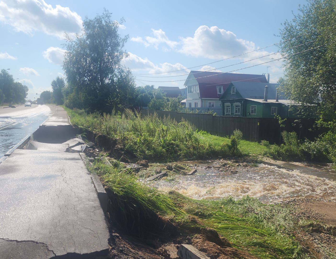 Чп, Дороги , Затопление , Общество , Одинцовский округ ,