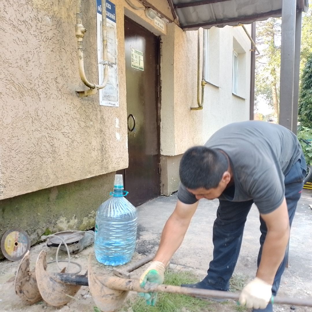 городской округ восход, благоустройство,жкх,подвал, ремонт входной группы,