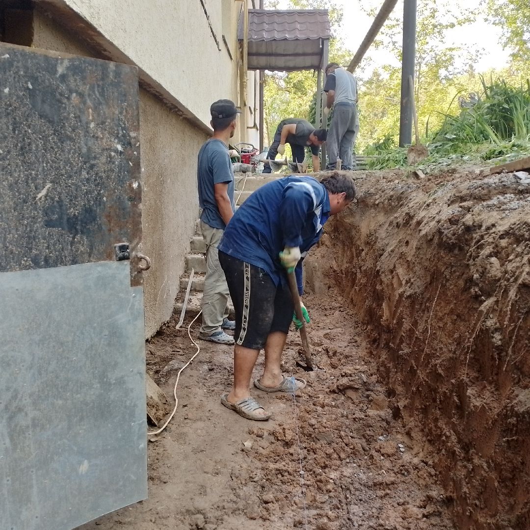 городской округ восход, благоустройство,жкх,подвал, ремонт входной группы,