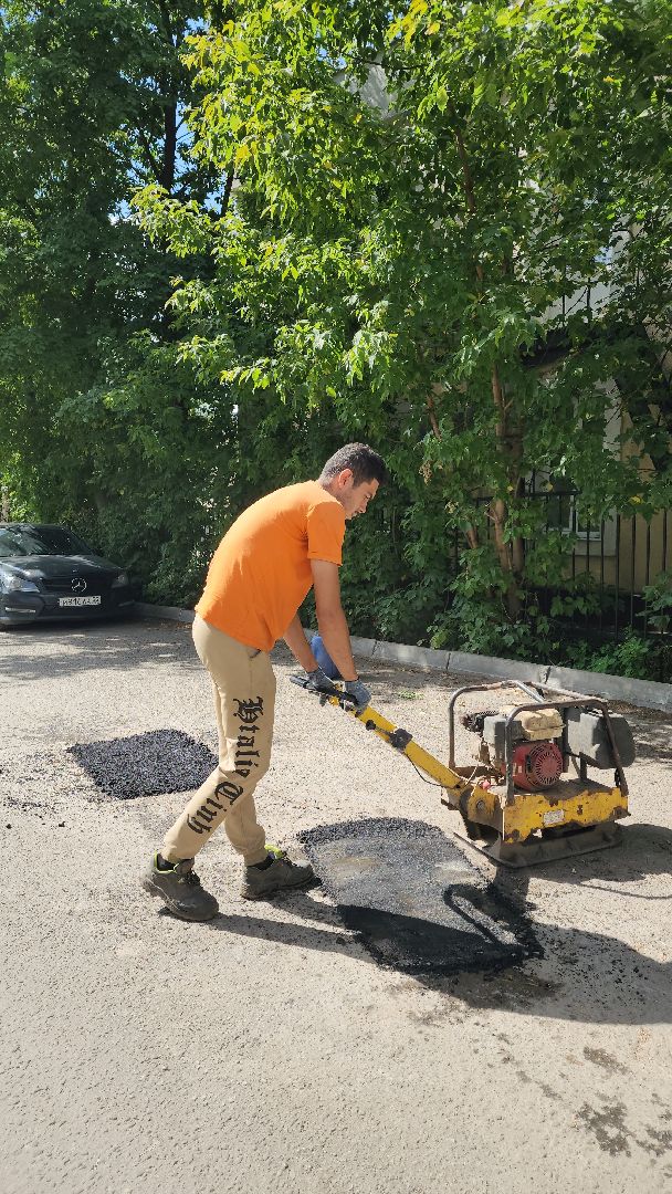 вертикалки, ивантеевка, жкх, дорожный ремонт, ямочный ремонт, асфальтовая крошка, асфальтовое покрытие, коммунальная служба,