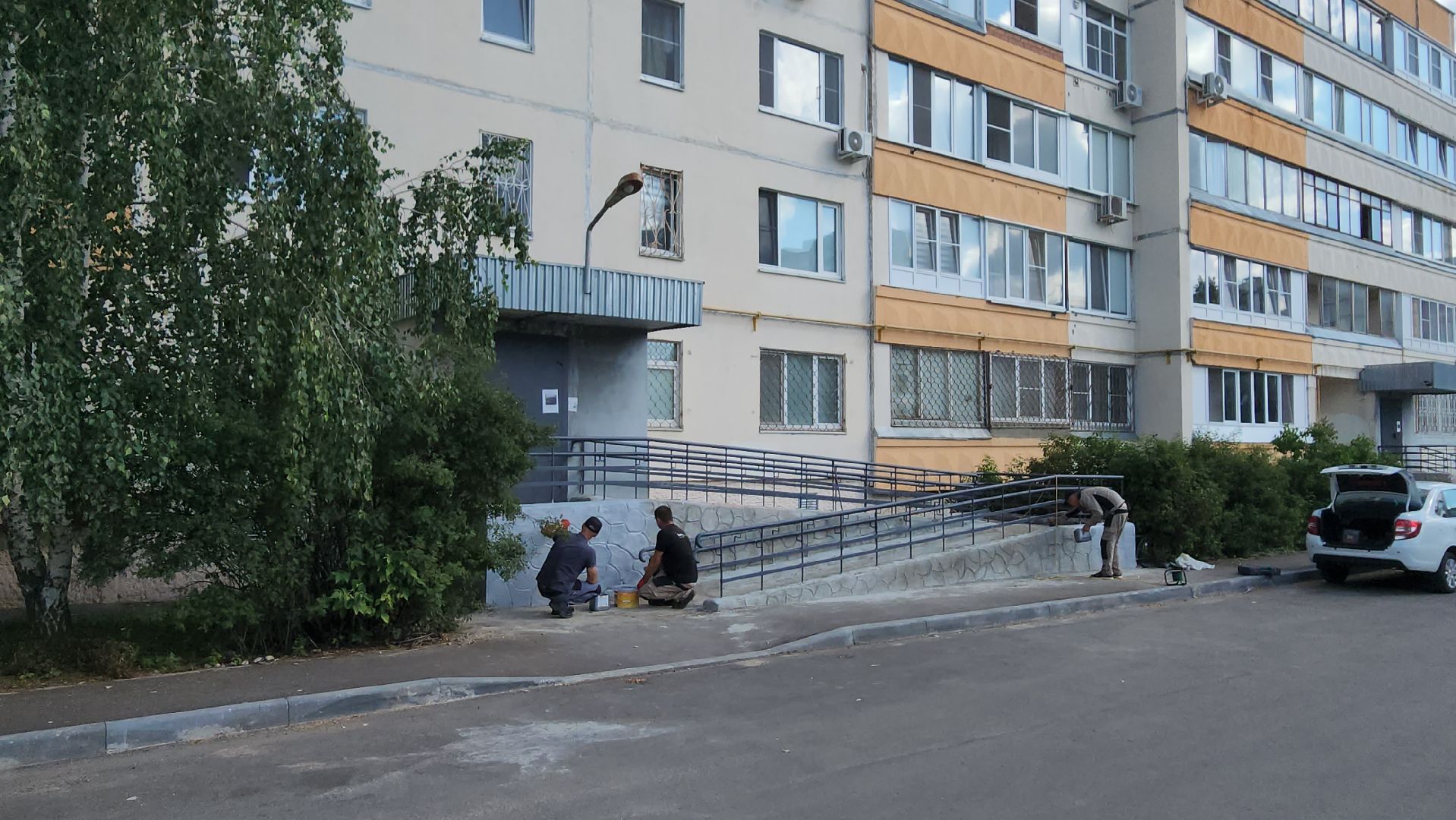 серпухов, ук добрый дом, ремонт пандусов, управляющая компания, жкх в серпухове, улица ворошилова,